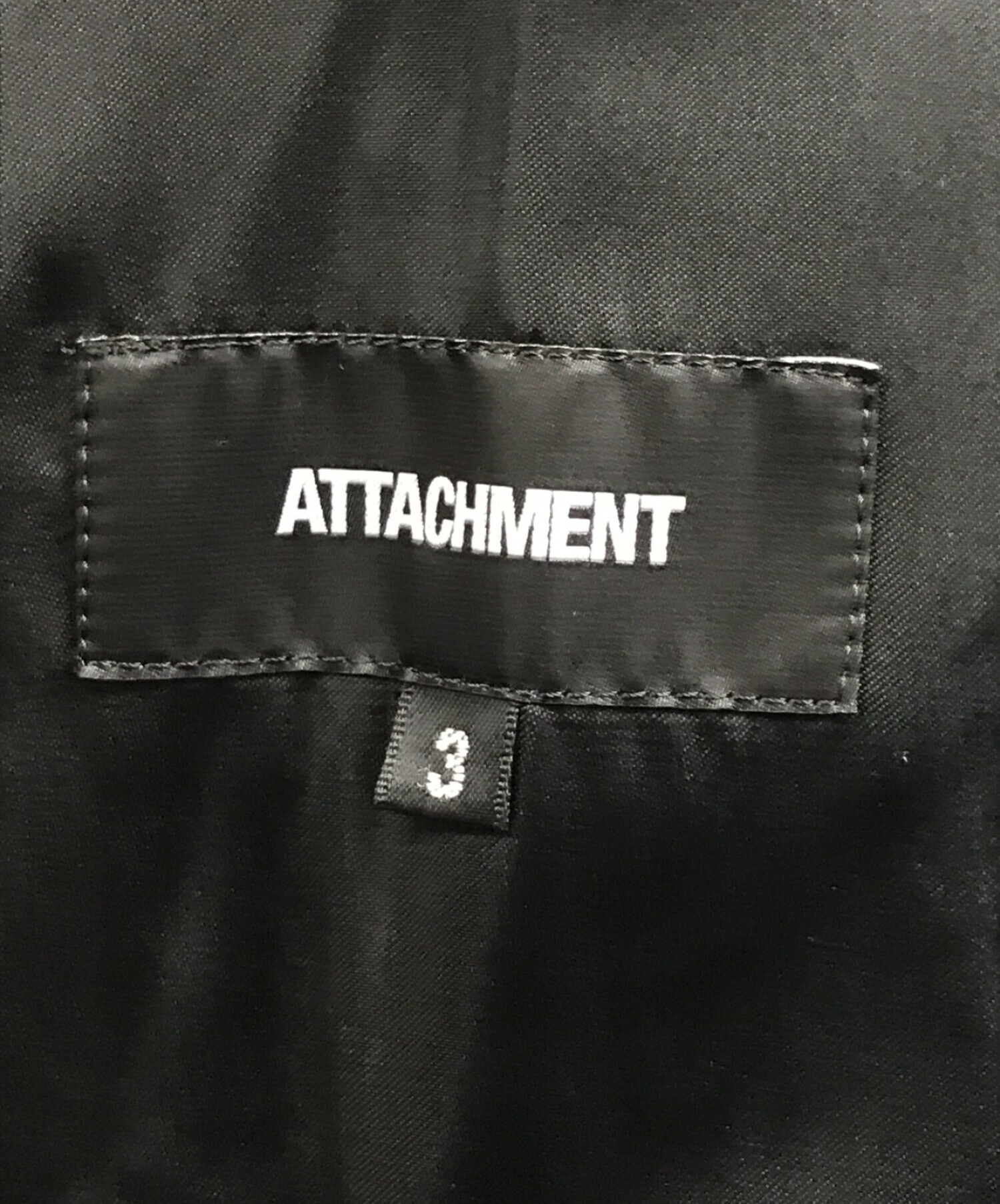 中古・古着通販】ATTACHMENT (アタッチメント) カシミヤ混平二重