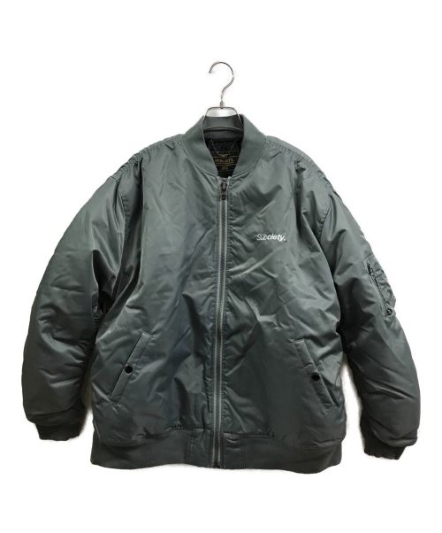 【中古・古着通販】SUBCIETY (サブサエティ) MA-1ジャケット グレー サイズ:L｜ブランド・古着通販 トレファク公式【TREFAC  FASHION】スマホサイト