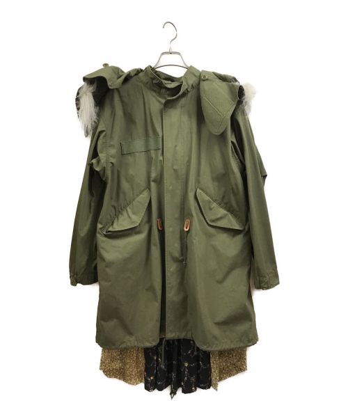 【中古・古着通販】JUNYA WATANABE COMME des GARCONS ((ジュンヤワタナベ コムデギャルソン) 19AW リバーシブルドッキングモッズコート カーキ サイズ:S｜ブランド・古着通販 トレファク公式【TREFAC FASHION】スマホサイト