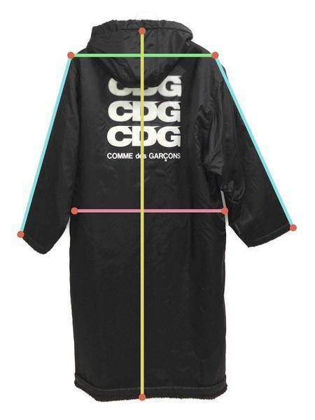 中古・古着通販】CDG COMME des GARCONS (シーディージー コムデギャルソン) ボアライナーオーバーベンチコート ブラック  サイズ:L｜ブランド・古着通販 トレファク公式【TREFAC FASHION】スマホサイト