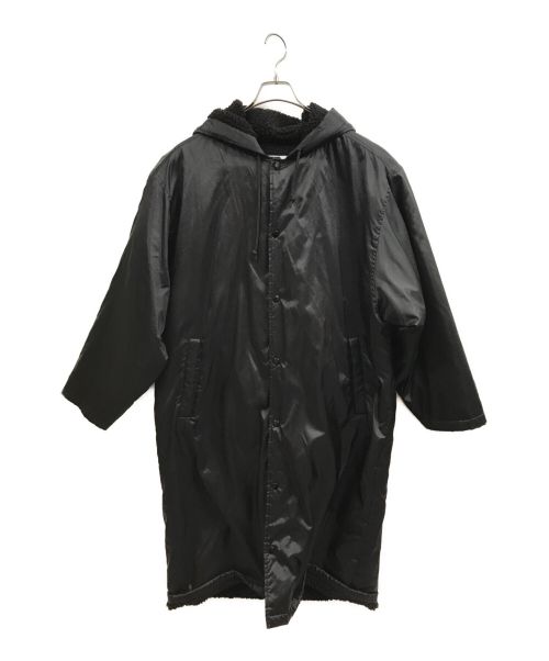 【中古・古着通販】CDG COMME des GARCONS (シーディージー コムデギャルソン) ボアライナーオーバーベンチコート ブラック  サイズ:L｜ブランド・古着通販 トレファク公式【TREFAC FASHION】スマホサイト