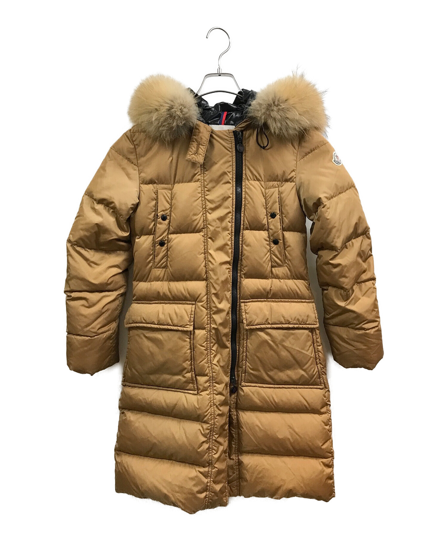 中古・古着通販】MONCLER (モンクレール) ダウンコート ブラウン