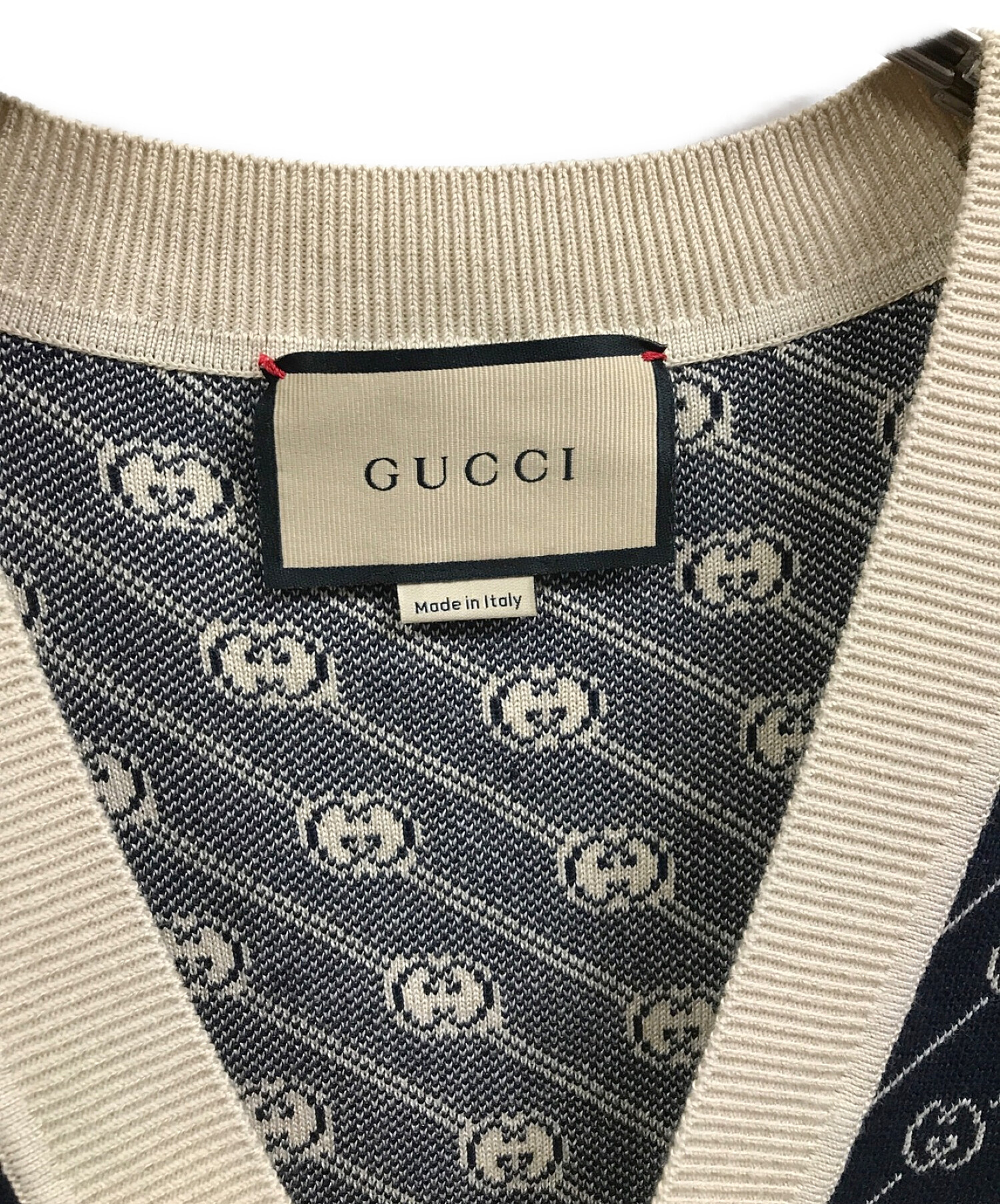 中古・古着通販】GUCCI (グッチ) GGダイアゴナル コットンｘシルク