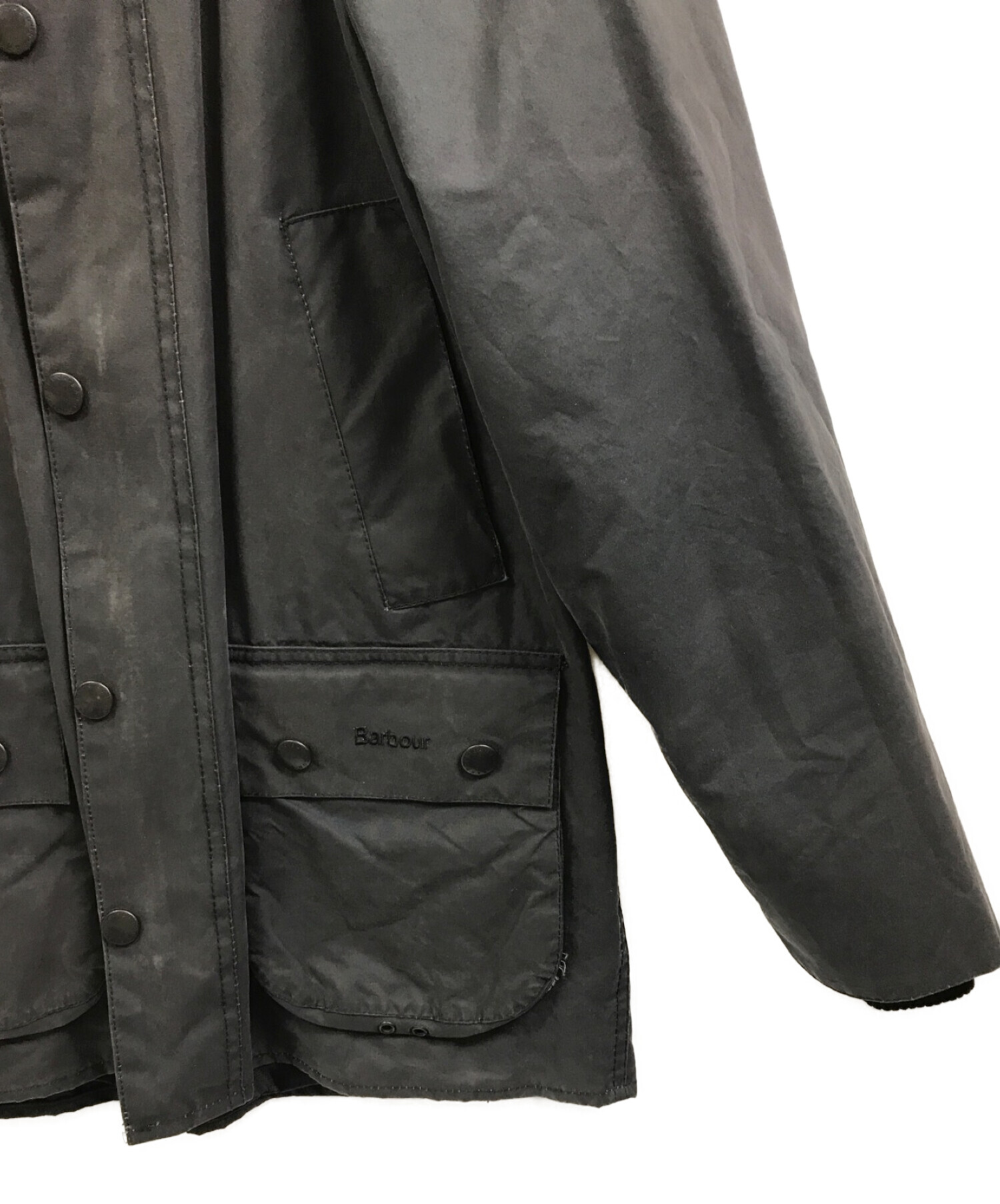 中古・古着通販】Barbour (バブアー) オイルドコットンビデイルジャケット ブラック サイズ:C34/86CM｜ブランド・古着通販  トレファク公式【TREFAC FASHION】スマホサイト