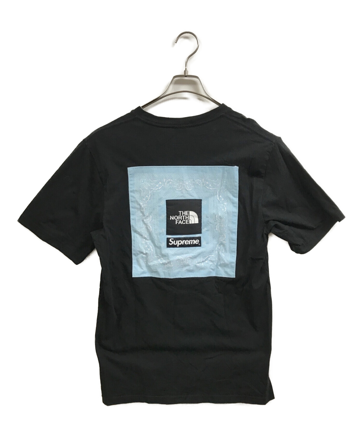 THE NORTH FACE (ザ ノース フェイス) SUPREME (シュプリーム) 22SS Bandana Tee ブラック サイズ:M