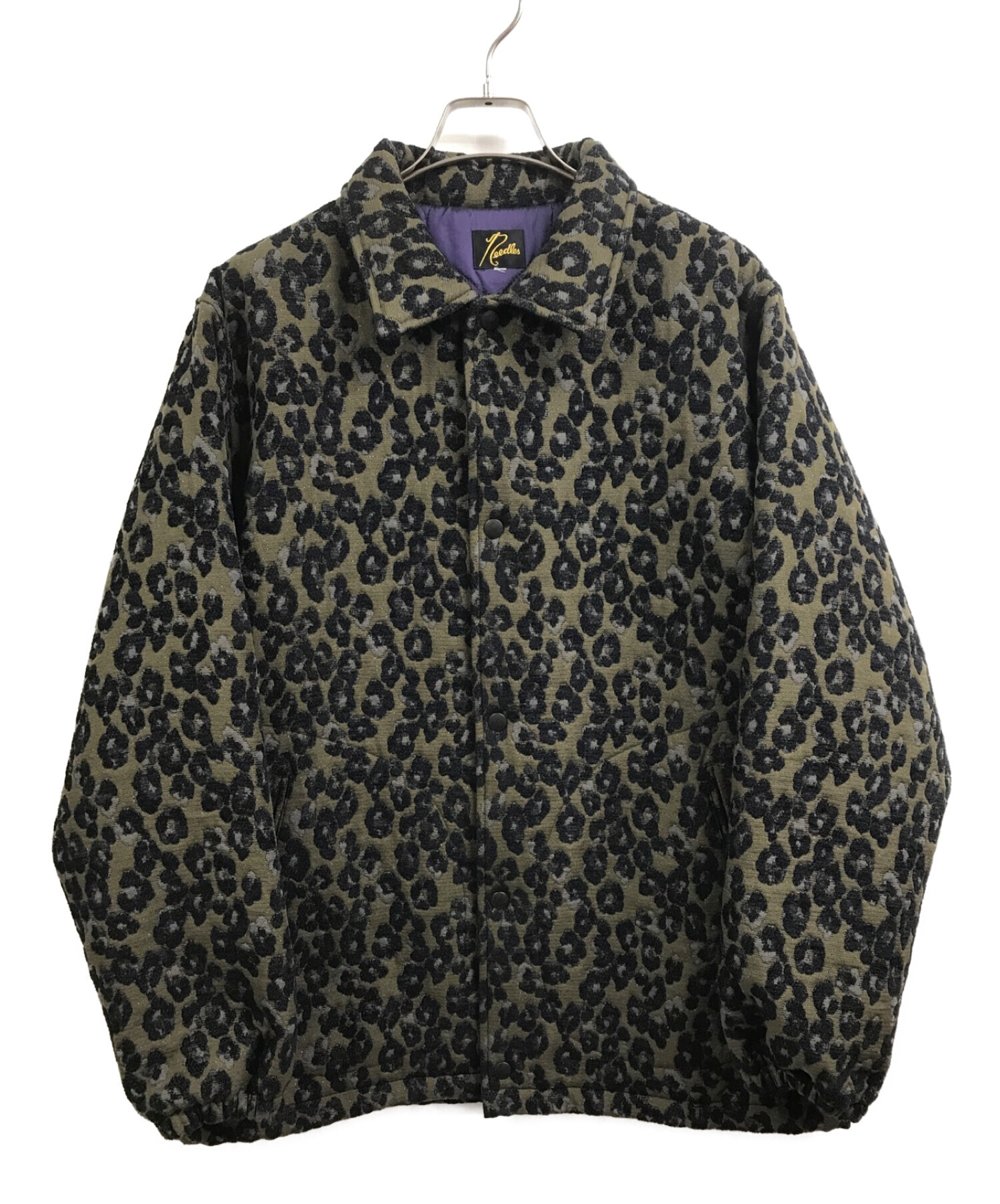 Needles (ニードルズ) Coach Jacket Leopard Mail Jq． カーキ×ブラック サイズ:記載無し