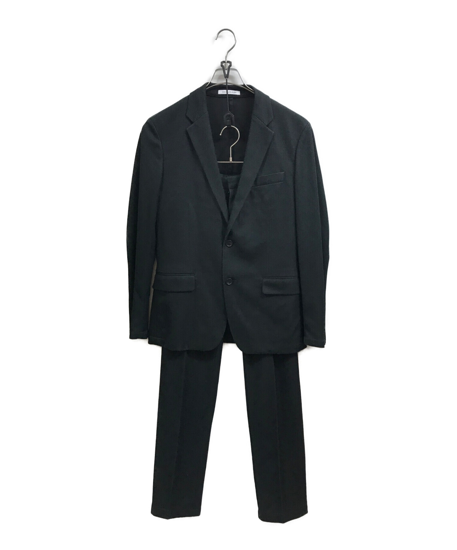 ck Calvin Klein (シーケーカルバンクライン) セットアップスーツ ブラック サイズ:38