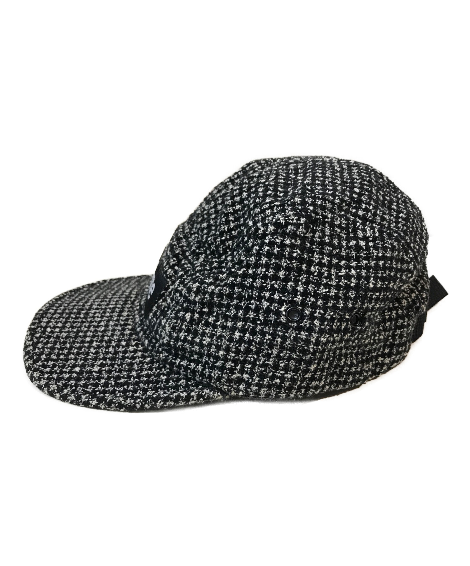 中古・古着通販】SUPREME (シュプリーム) 23AW Houndstooth Wool Camp Cap ブラック｜ブランド・古着通販  トレファク公式【TREFAC FASHION】スマホサイト