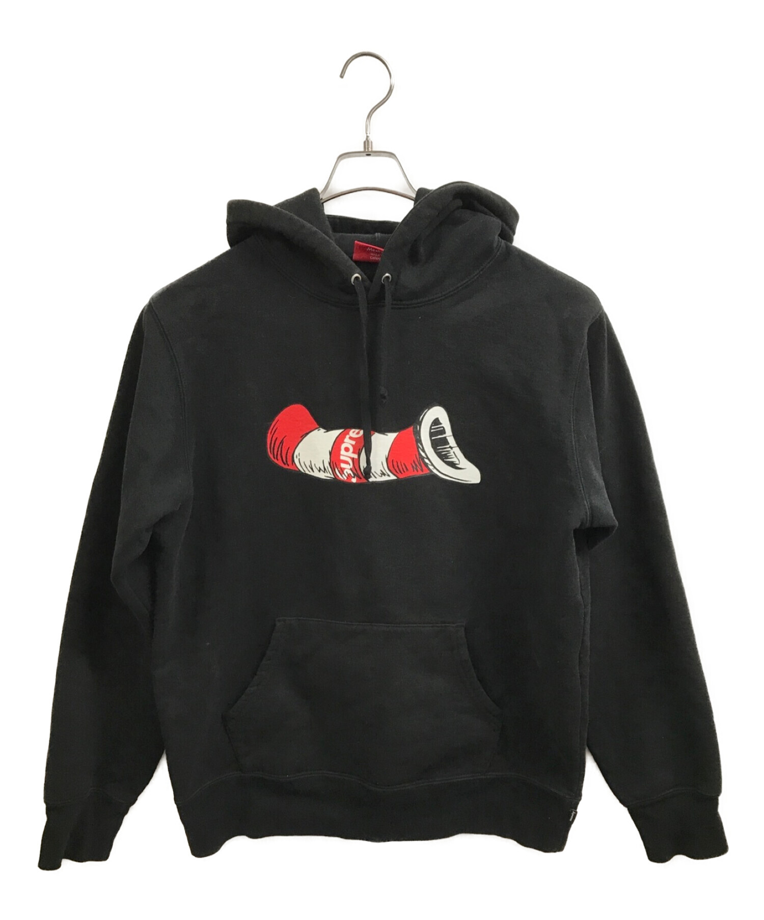 SUPREME (シュプリーム) Cat in the Hat Hooded Sweatshirt ブラック サイズ:M