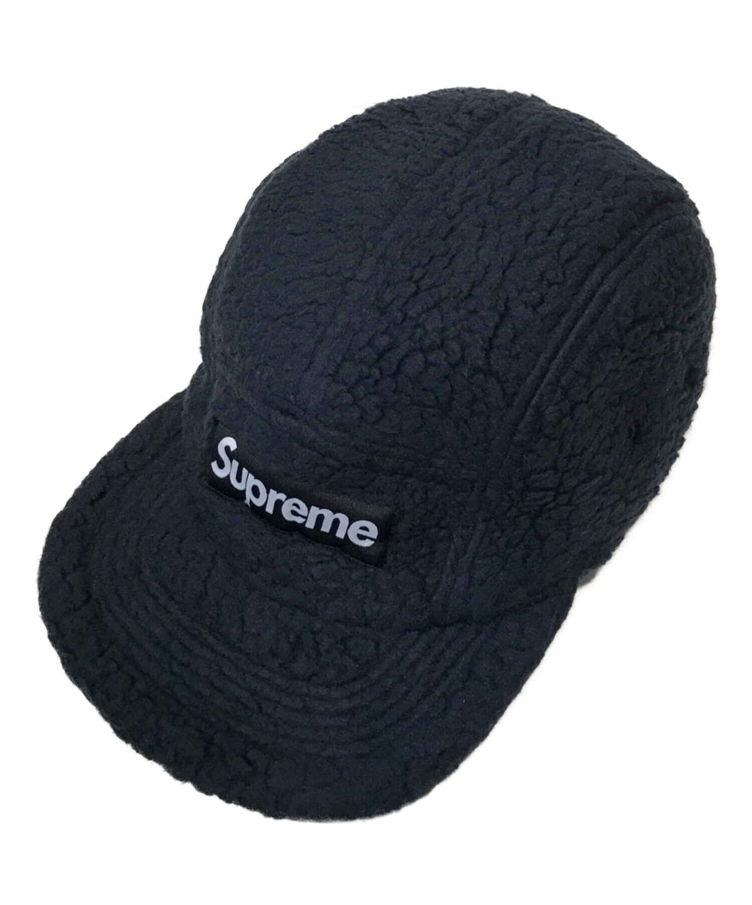 SUPREME (シュプリーム) Polartec Shearling Reversible Camp Cap ブラック 未使用品