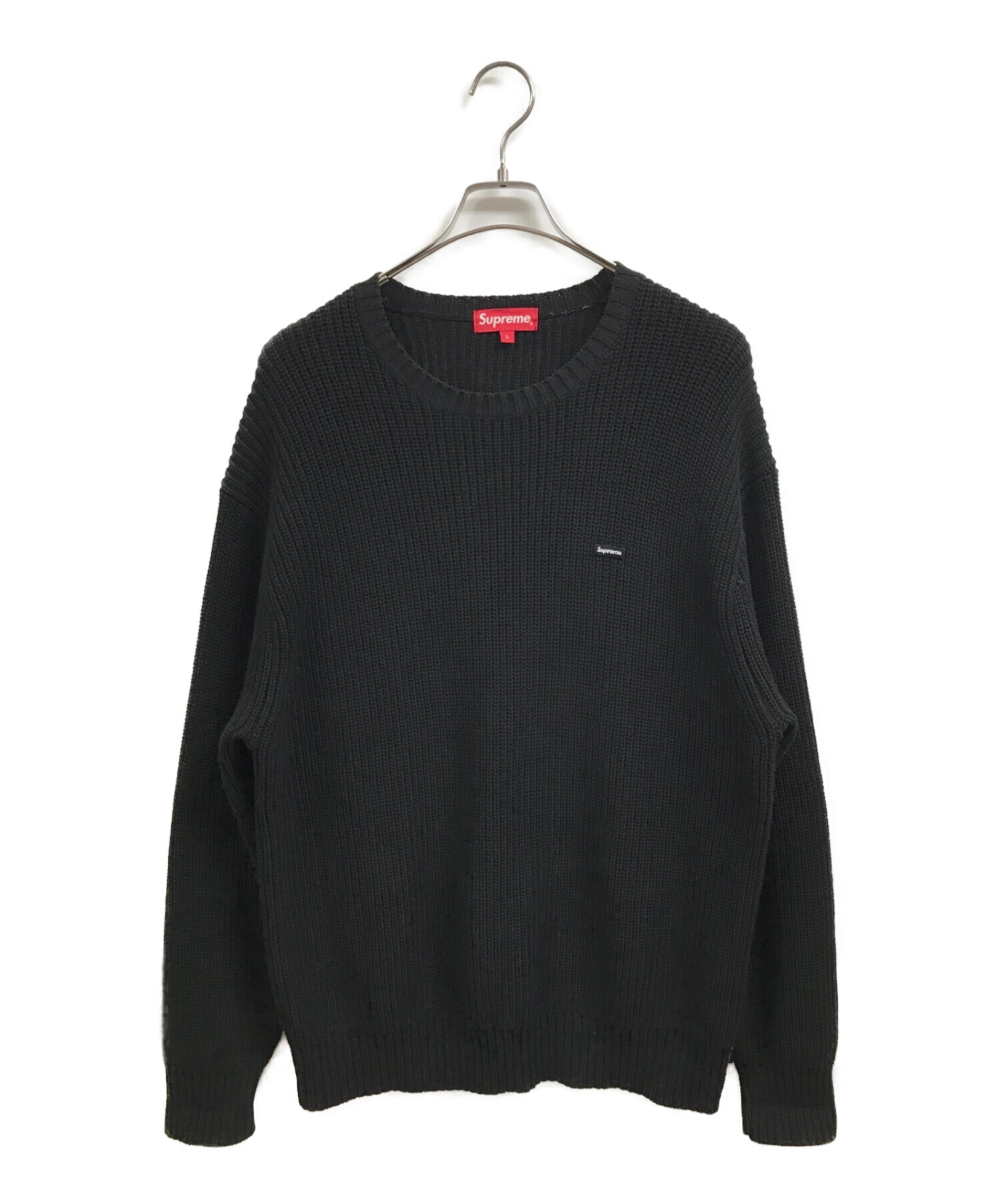 ファッションSupreme Open Knit Small Box Sweater ネイビー