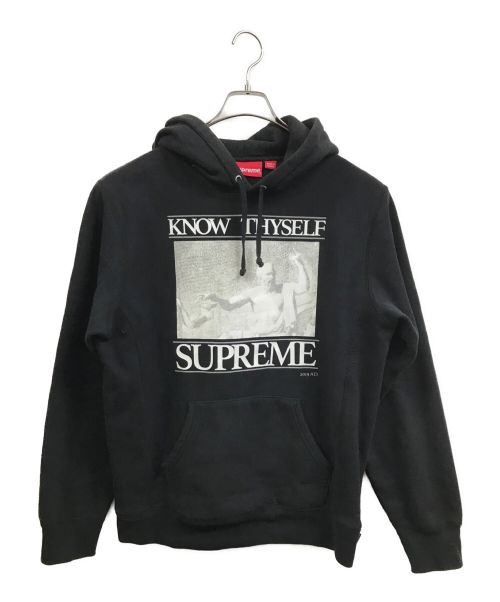 中古・古着通販】SUPREME (シュプリーム) 19SS Know Thyself Hooded Sweatshirt ブラック サイズ:M｜ブランド・古着通販  トレファク公式【TREFAC FASHION】スマホサイト