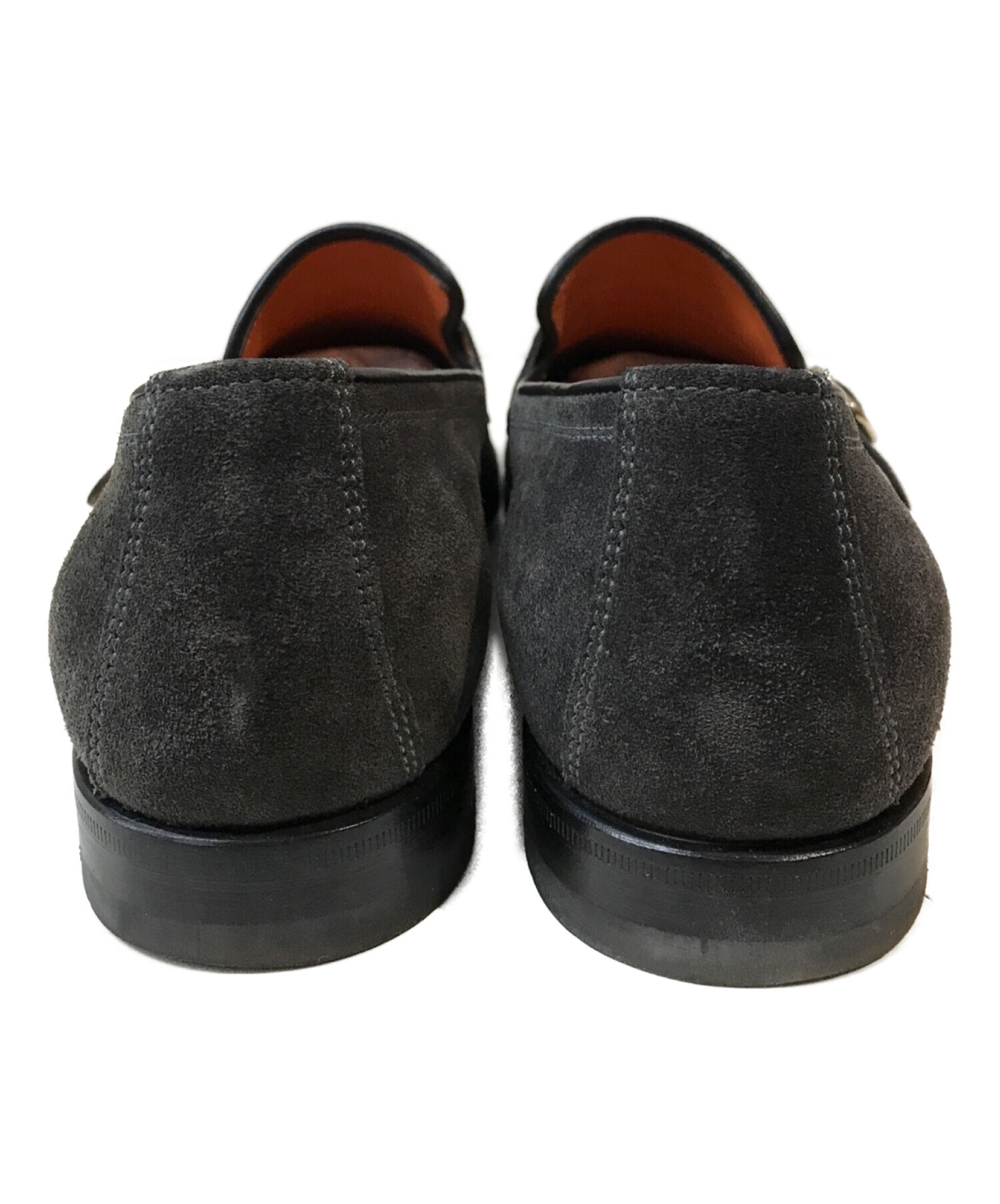 サントーニ 革靴 茶 モンクストラップ サイズ表記7 - 靴