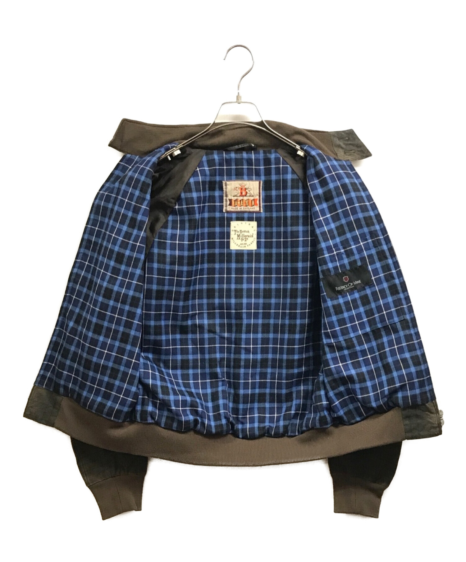 中古・古着通販】BARACUTA (バラクータ) ワックスコットン G9 ハリントンジャケット ブラウン サイズ:36｜ブランド・古着通販  トレファク公式【TREFAC FASHION】スマホサイト