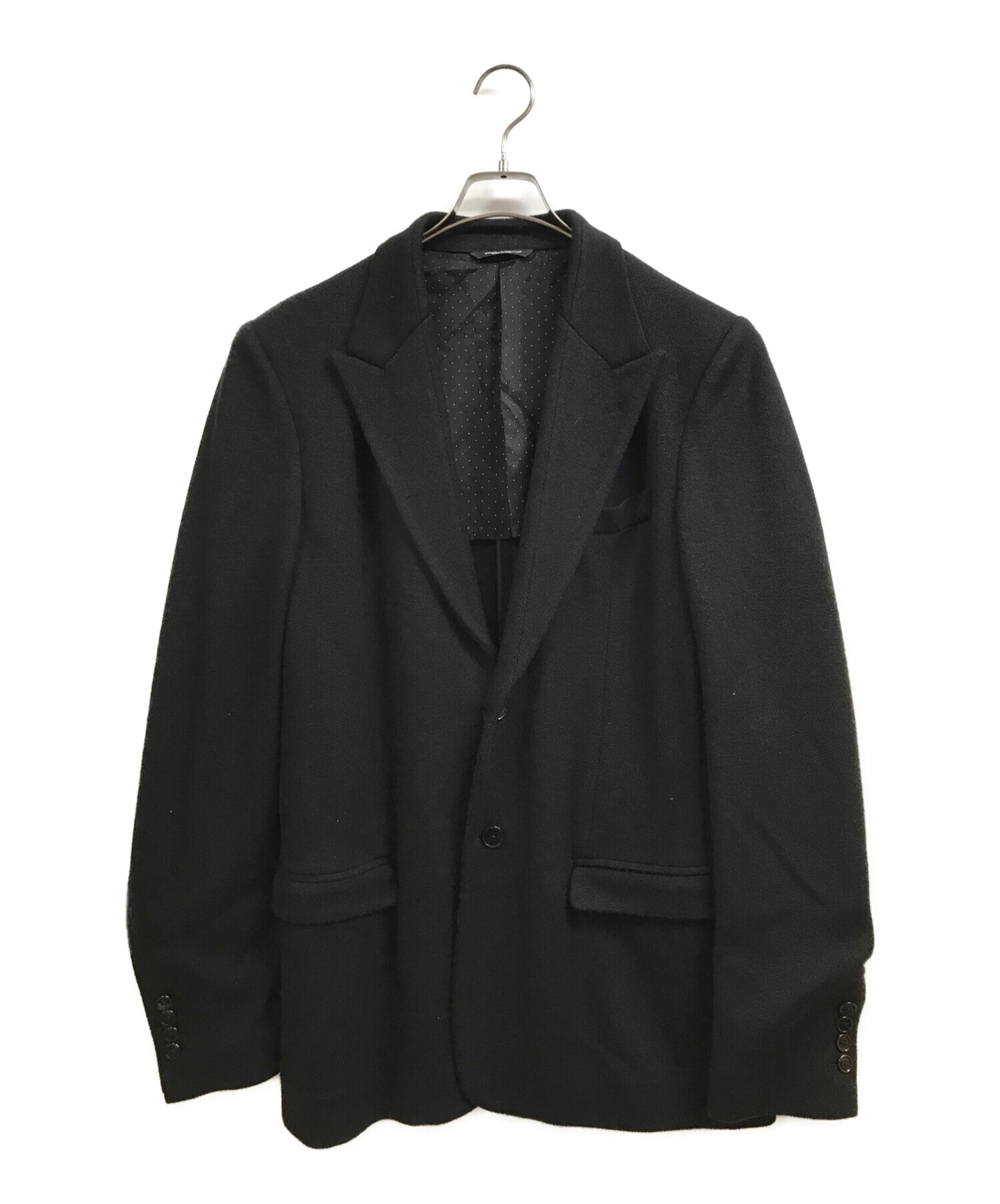 DOLCE & GABBANA (ドルチェ＆ガッバーナ) テーラードジャケット ブラック サイズ:50