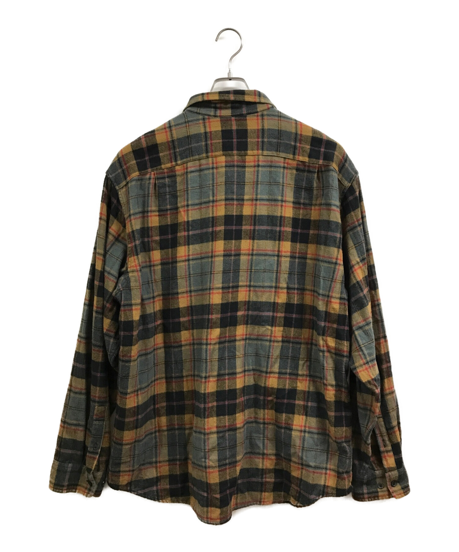 SUPREME (シュプリーム) Plaid Flannel Shirt ブラウン サイズ:XL