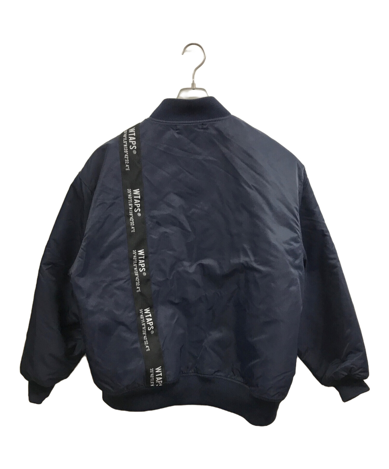 中古・古着通販】WTAPS (ダブルタップス) TEAM JACKET ネイビー サイズ ...