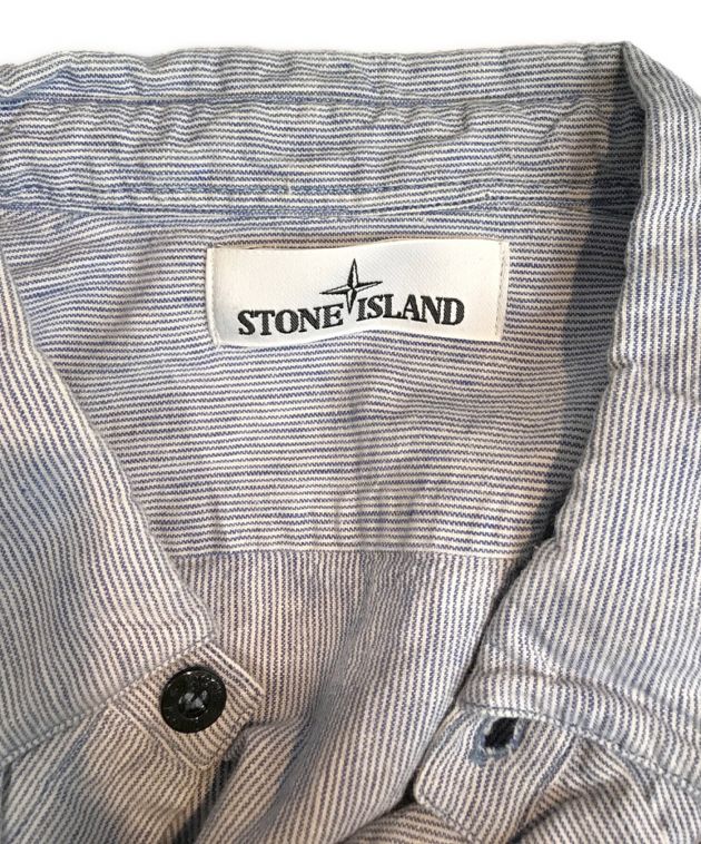 中古・古着通販】STONE ISLAND (ストーンアイランド) リネン混半袖 ...