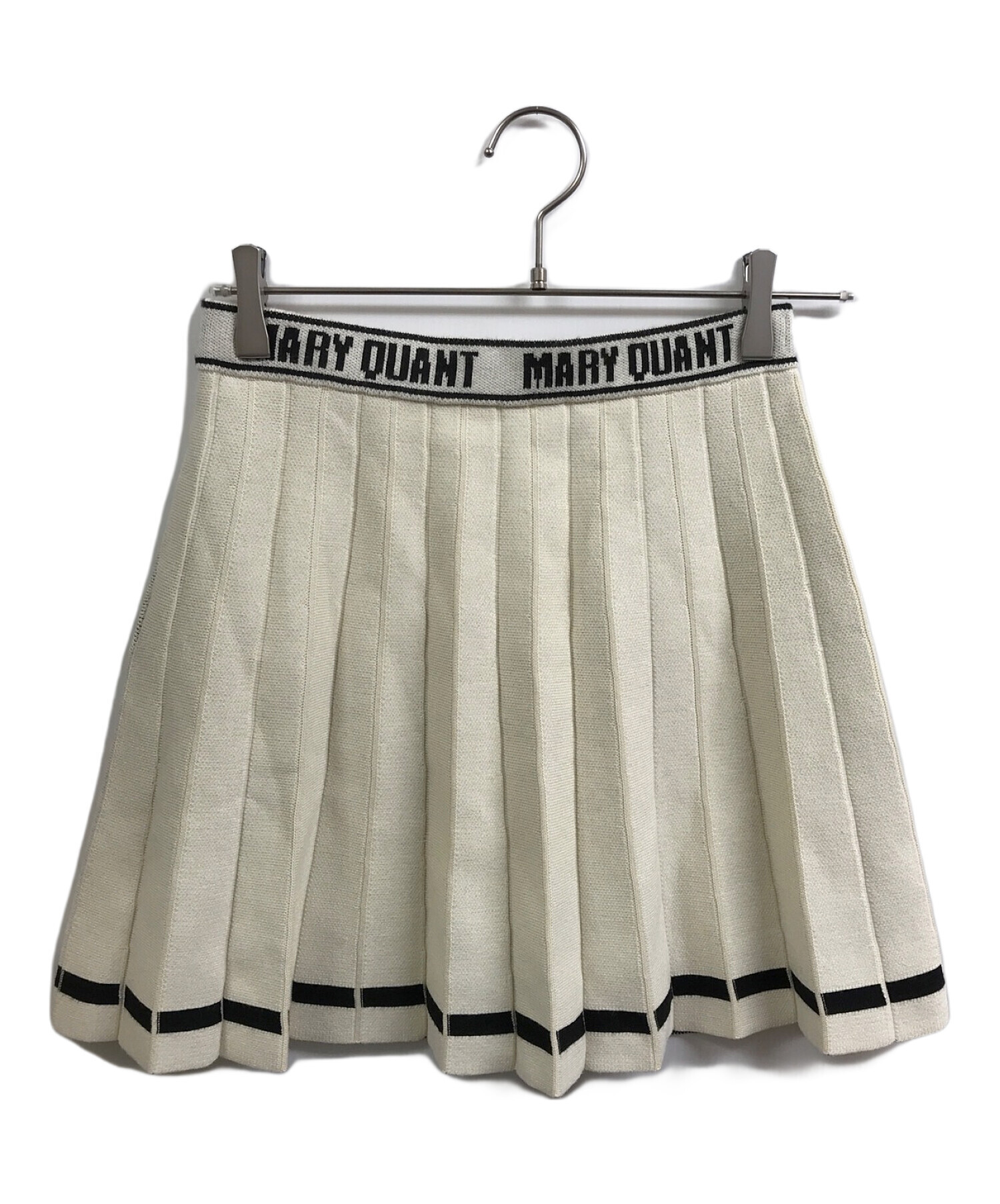 Lily Brown (リリーブラウン) MARY QUANT (マリークヮント) ニットプリーツスカート アイボリー サイズ:FREE