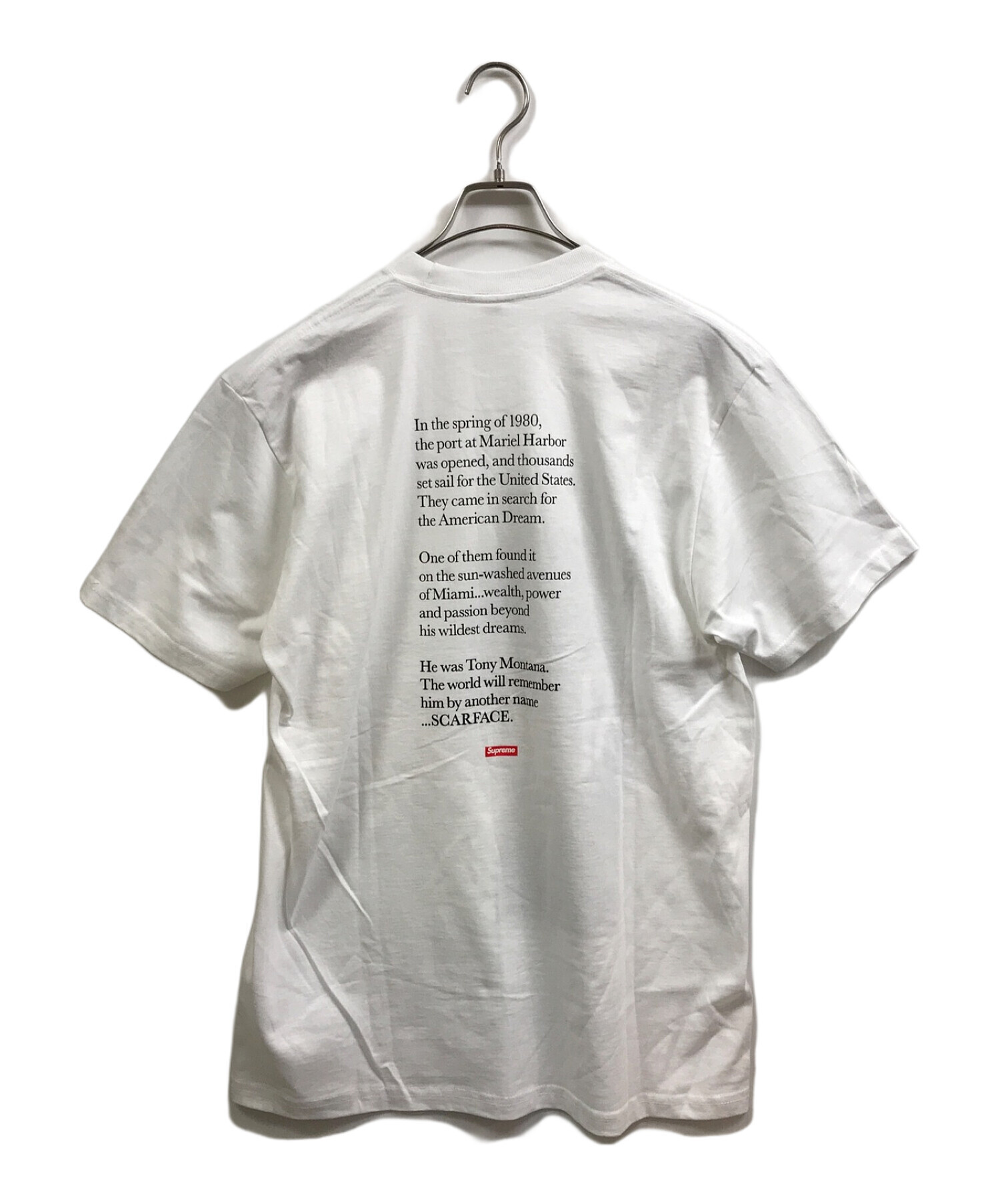 SUPREME (シュプリーム) プリント半袖シャツ ホワイト サイズ:L