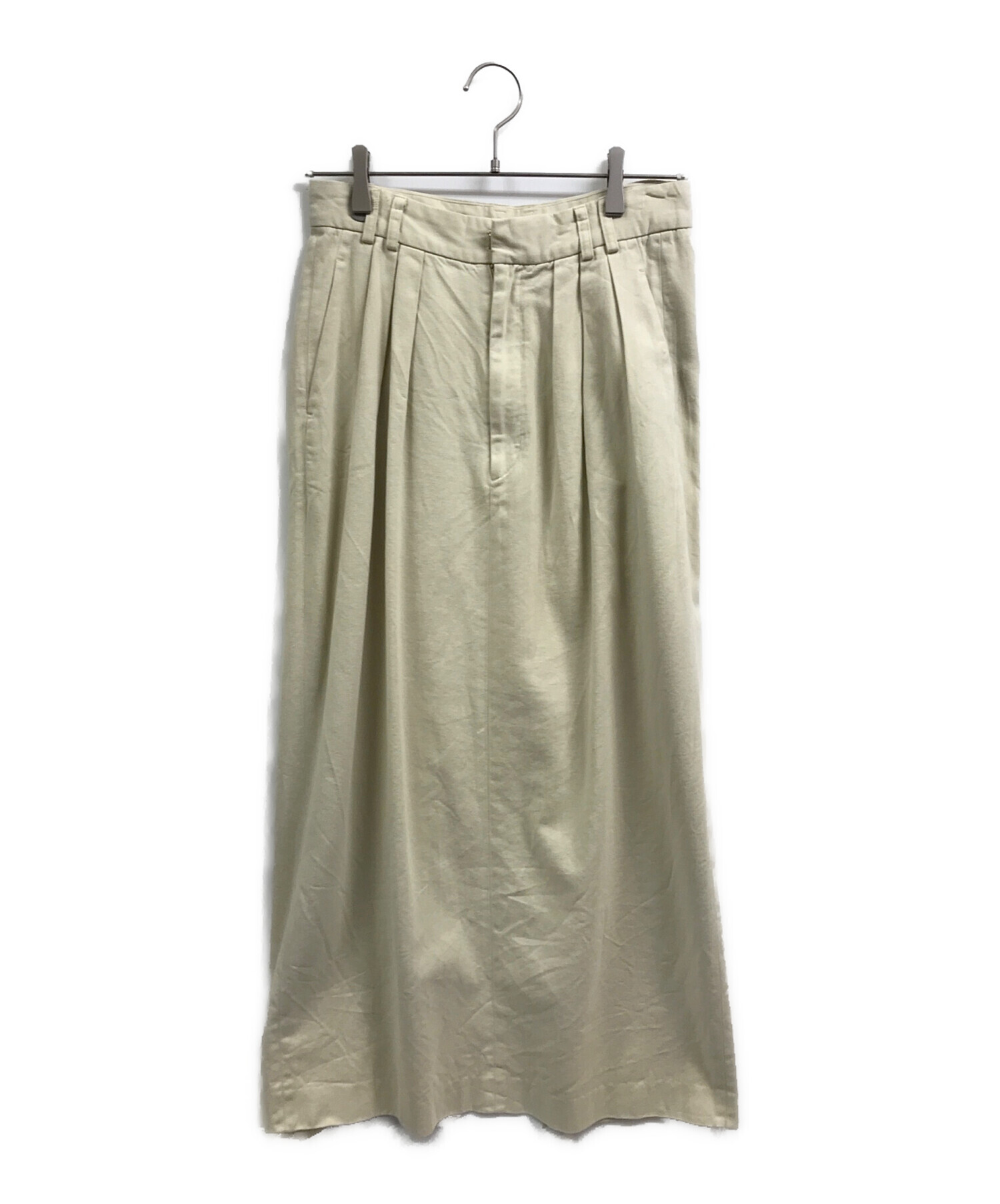 中古・古着通販】6(ROKU) BEAUTY&YOUTH (ロク ビューティーアンドユース) COTTON RAYON BIG SKIRT/コットン レーヨンビッグスカート アイボリー サイズ:36｜ブランド・古着通販 トレファク公式【TREFAC FASHION】スマホサイト