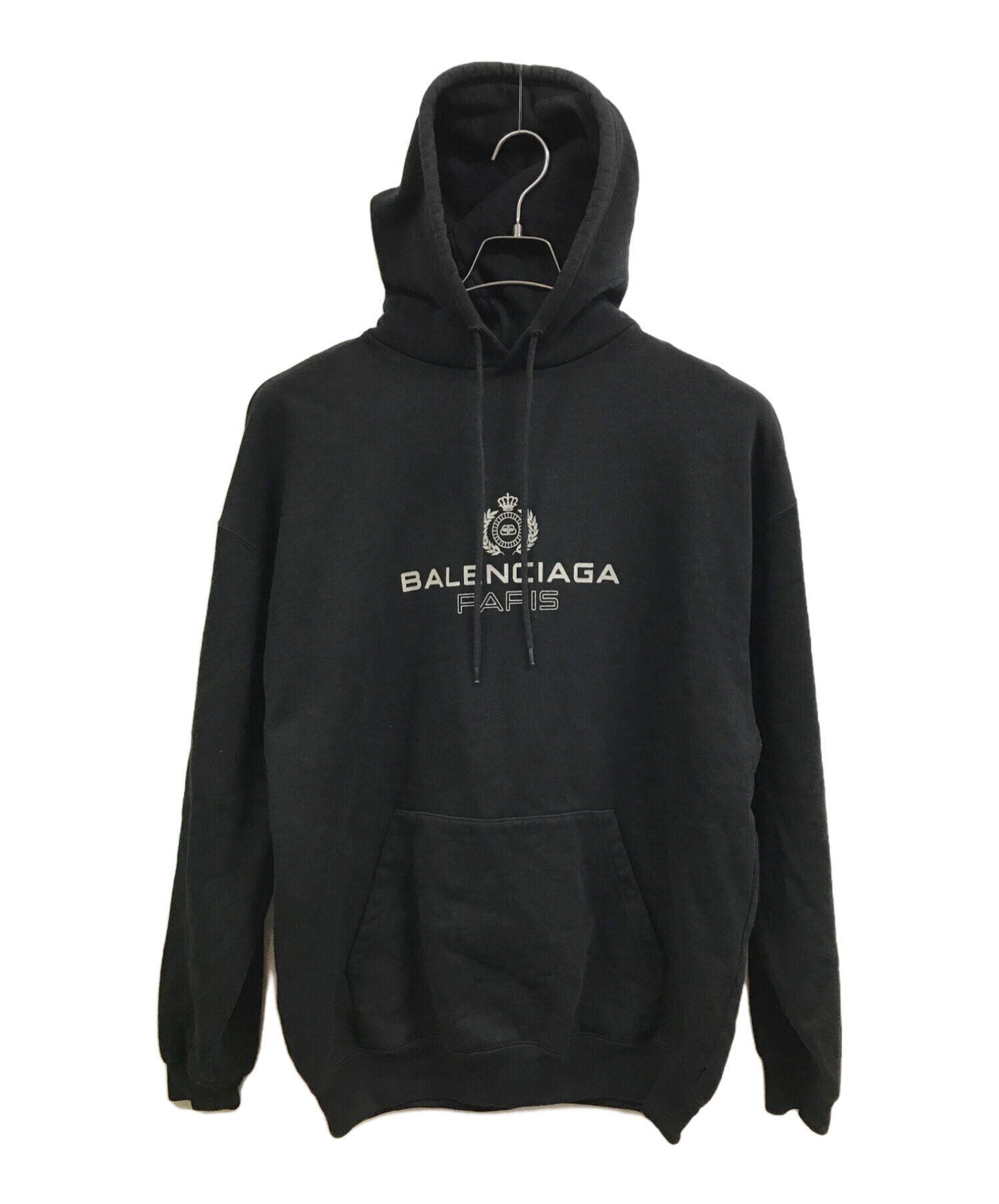 中古・古着通販】BALENCIAGA (バレンシアガ) プルオーバーロゴパーカー ...