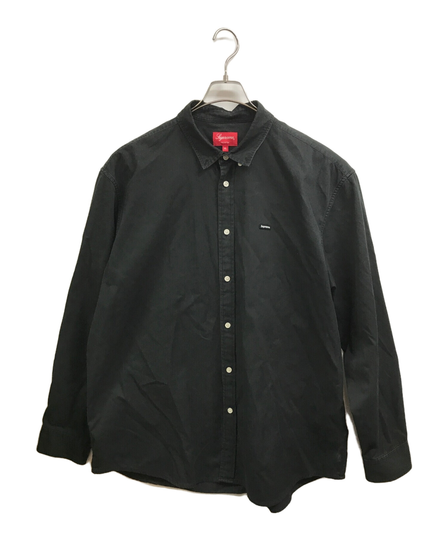 SUPREME (シュプリーム) Small Box Twill Shirt ブラック サイズ:XL