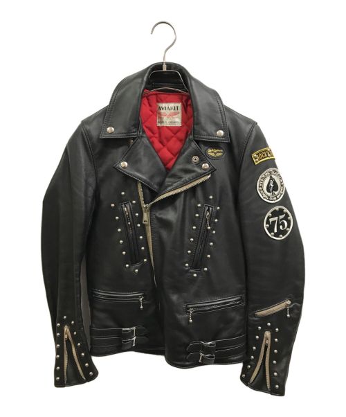 【中古・古着通販】Lewis Leathers (ルイスレザース) Hysteric Glamour (ヒステリックグラマー) ライトニングレザージャケット  ブラック サイズ:S｜ブランド・古着通販 トレファク公式【TREFAC FASHION】スマホサイト