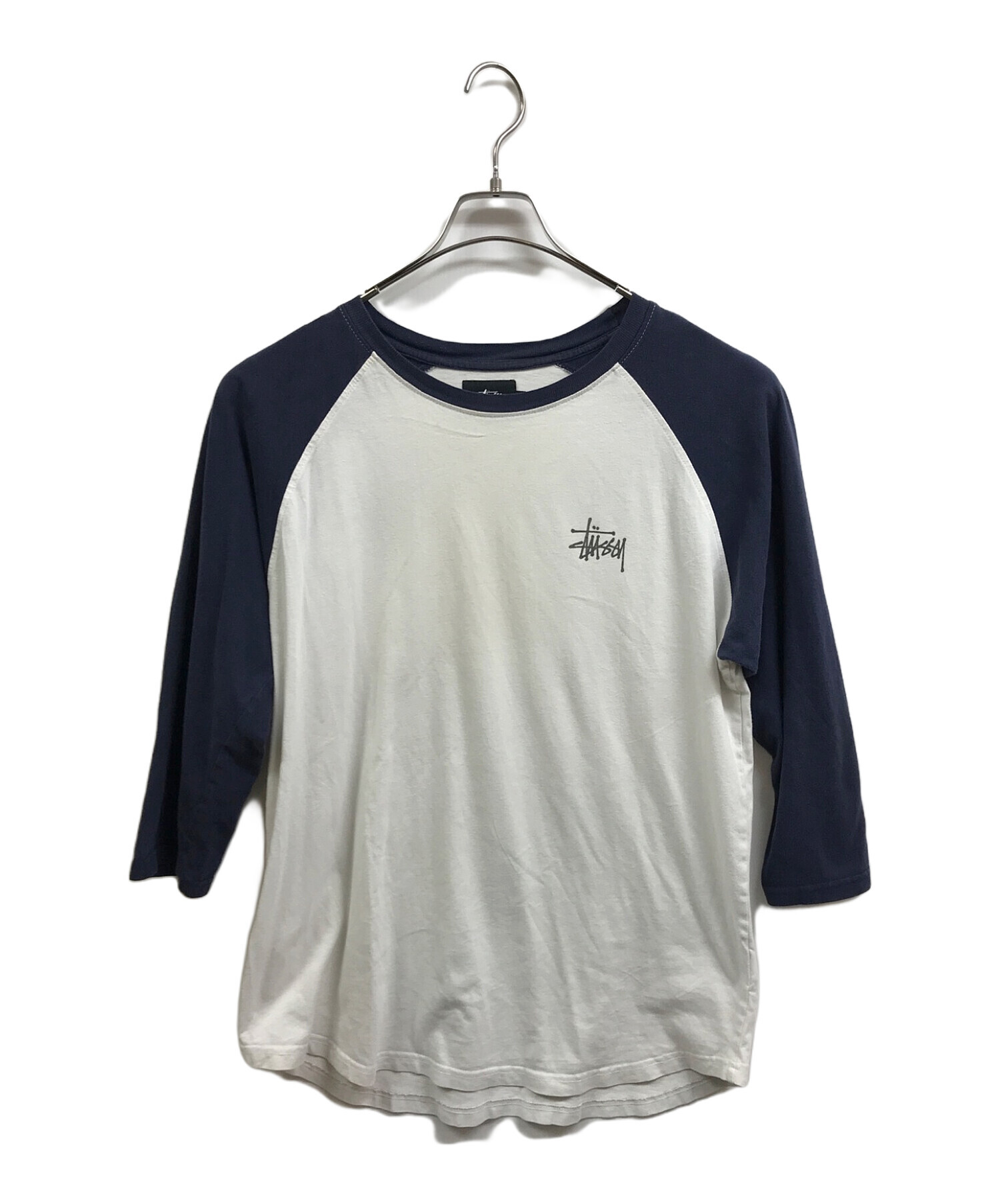 stussy (ステューシー) ラグランTシャツ ホワイト サイズ:M