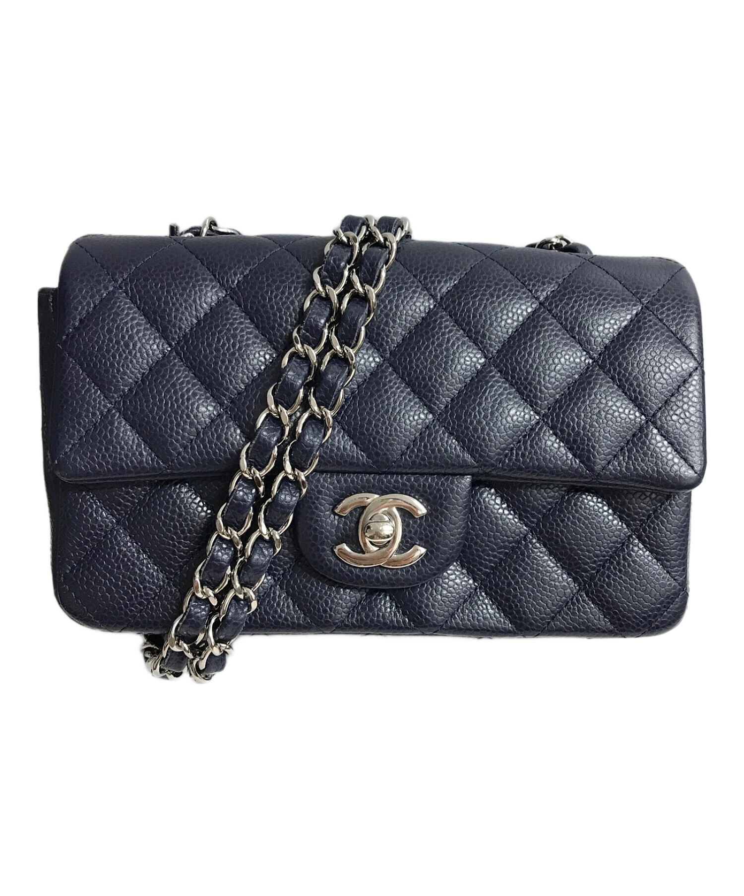 中古・古着通販】CHANEL (シャネル) ミニマトラッセ20チェーンショルダーバッグ ネイビー｜ブランド・古着通販 トレファク公式【TREFAC  FASHION】スマホサイト