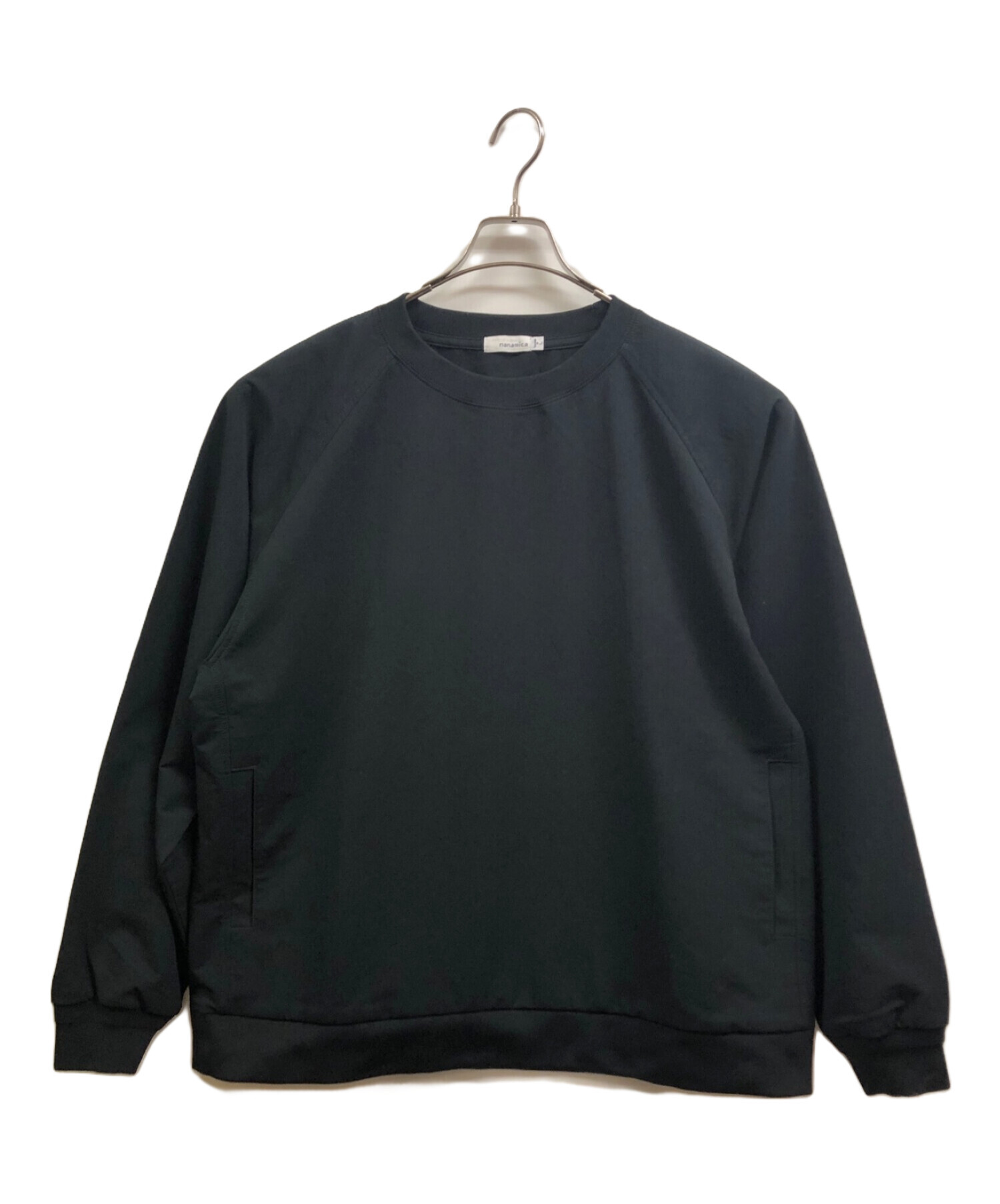 nanamica (ナナミカ) ALPHADRY Crew Neck Sweat ブラック サイズ:L