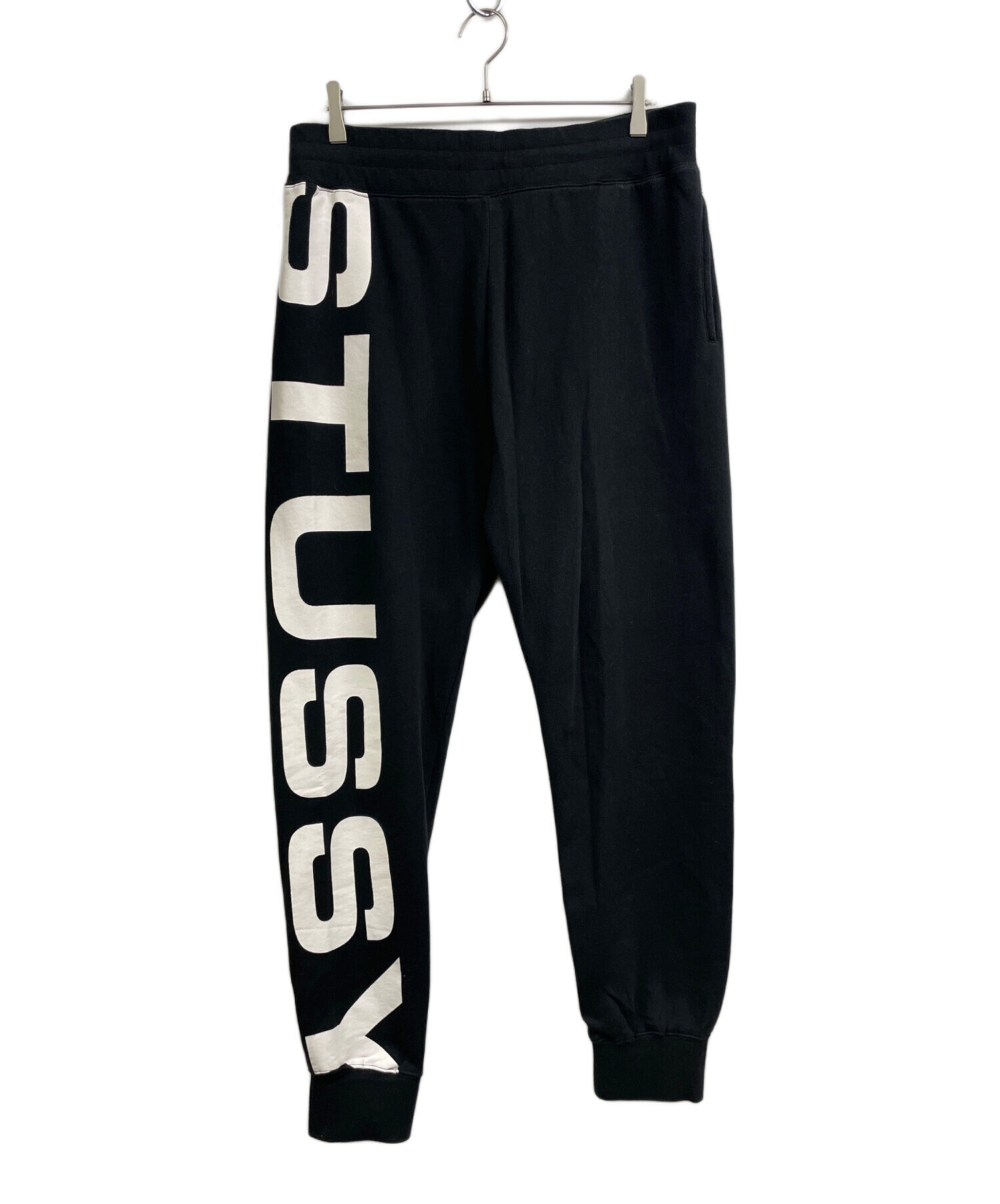 stussy (ステューシー) プリントスウェットパンツ ブラック サイズ:XL