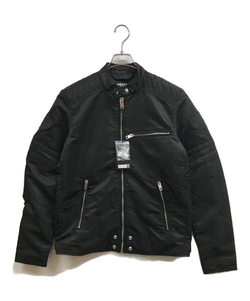 中古・古着通販】DIESEL (ディーゼル) シングルライダースジャケット ブラック サイズ:M｜ブランド・古着通販 トレファク公式【TREFAC  FASHION】スマホサイト