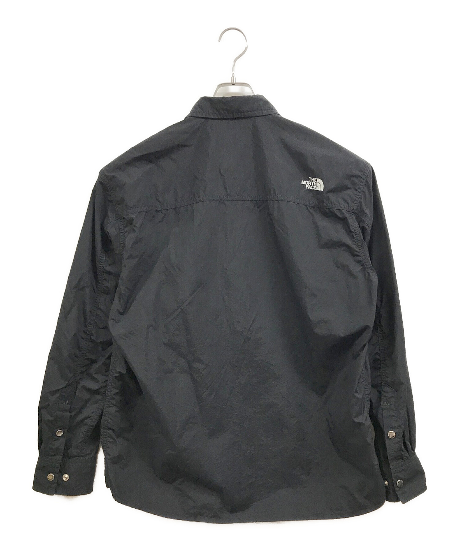 中古・古着通販】THE NORTH FACE (ザ ノース フェイス) ロングスリーブヌプシシャツ ブラック サイズ:L｜ブランド・古着通販  トレファク公式【TREFAC FASHION】スマホサイト