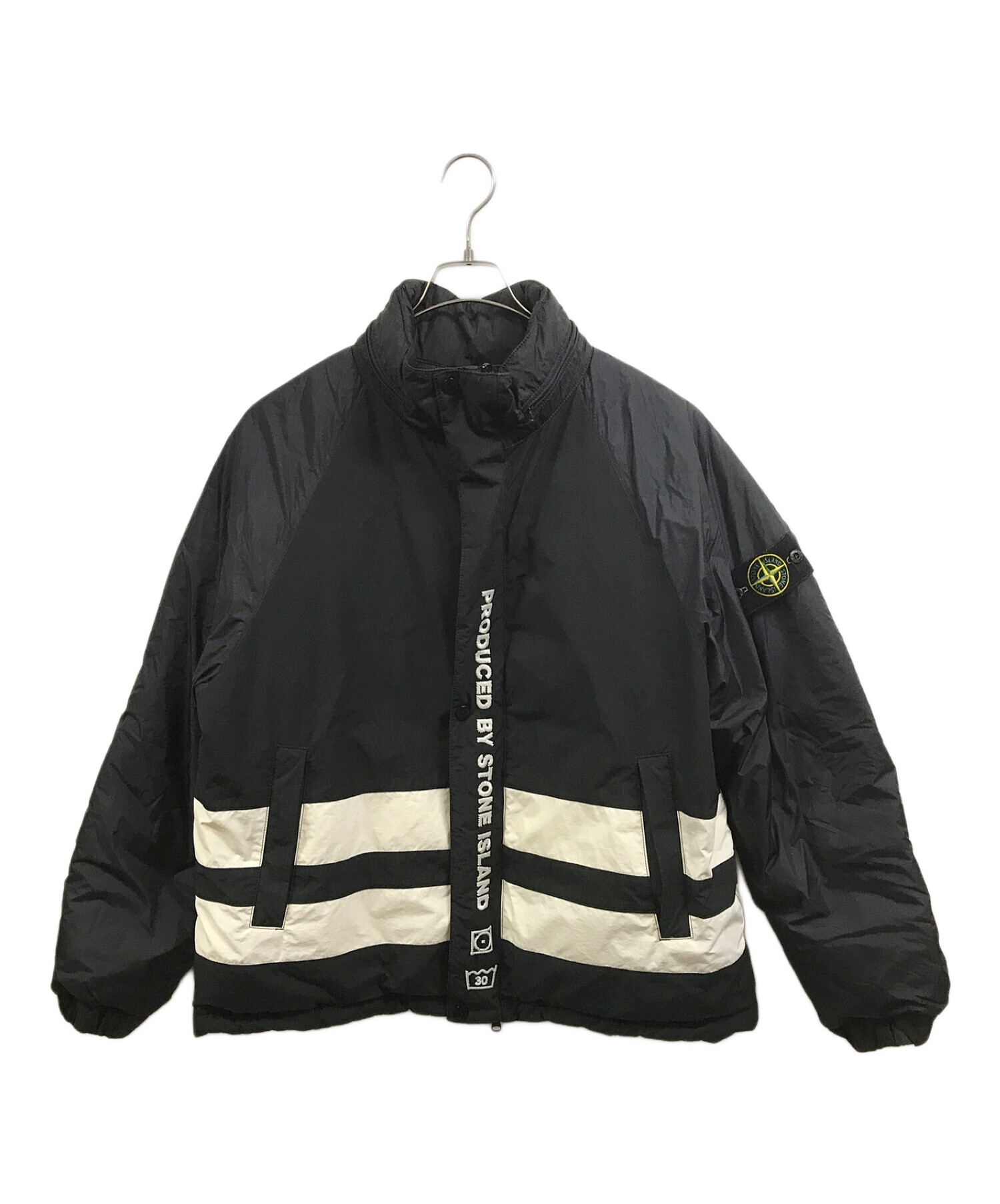 中古・古着通販】STONE ISLAND (ストーンアイランド) SUPREME (シュプリーム) リバーシブル パファー ダウンジャケット ブラック  サイズ:L｜ブランド・古着通販 トレファク公式【TREFAC FASHION】スマホサイト