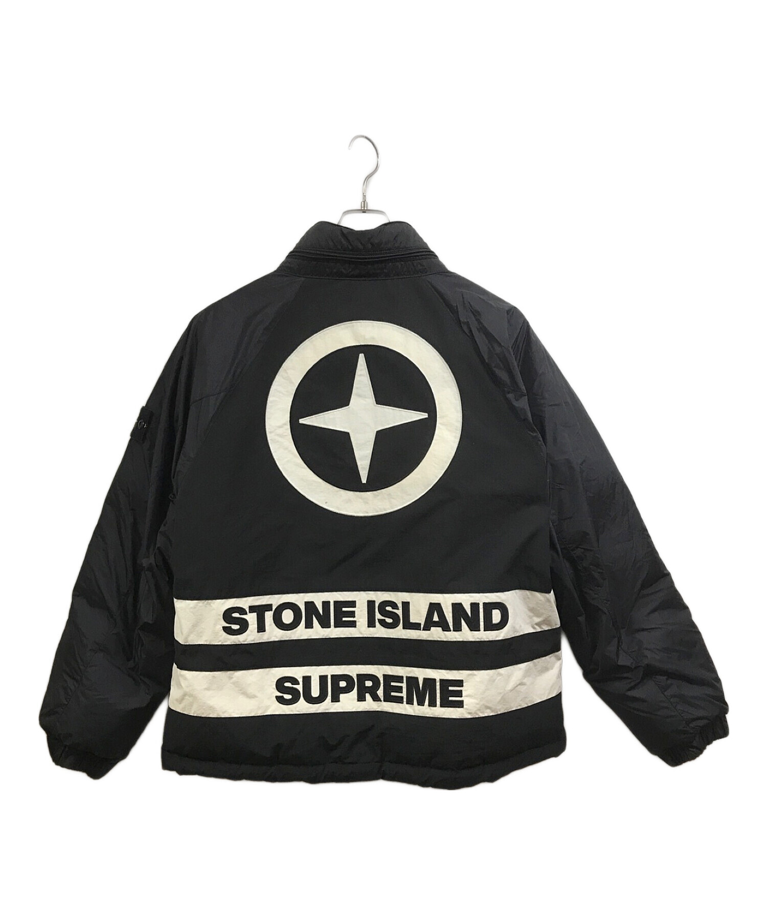 中古・古着通販】STONE ISLAND (ストーンアイランド) SUPREME (シュプリーム) リバーシブル パファー ダウンジャケット ブラック  サイズ:L｜ブランド・古着通販 トレファク公式【TREFAC FASHION】スマホサイト