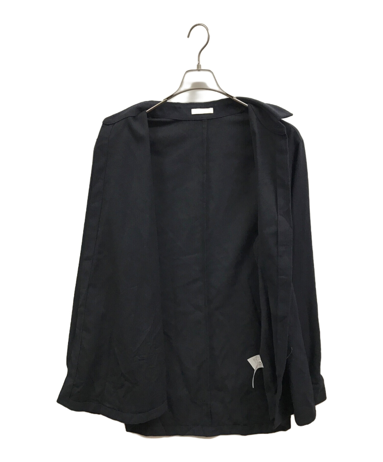 ATON (エイトン) WOOL CARAMEL PIQUET STANDARD SHIRT（ウールカラメルピケスタンダードシャツ） ネイビー  サイズ:06