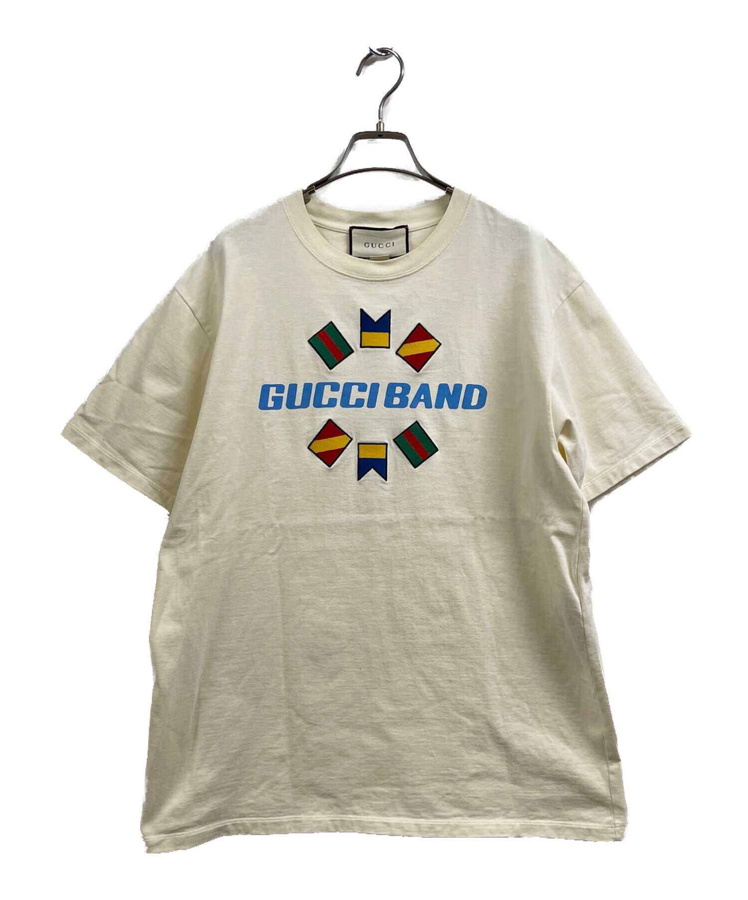 中古・古着通販】GUCCI (グッチ) COTTON JERSEY/ビッグTシャツ ベージュ サイズ:M｜ブランド・古着通販  トレファク公式【TREFAC FASHION】スマホサイト