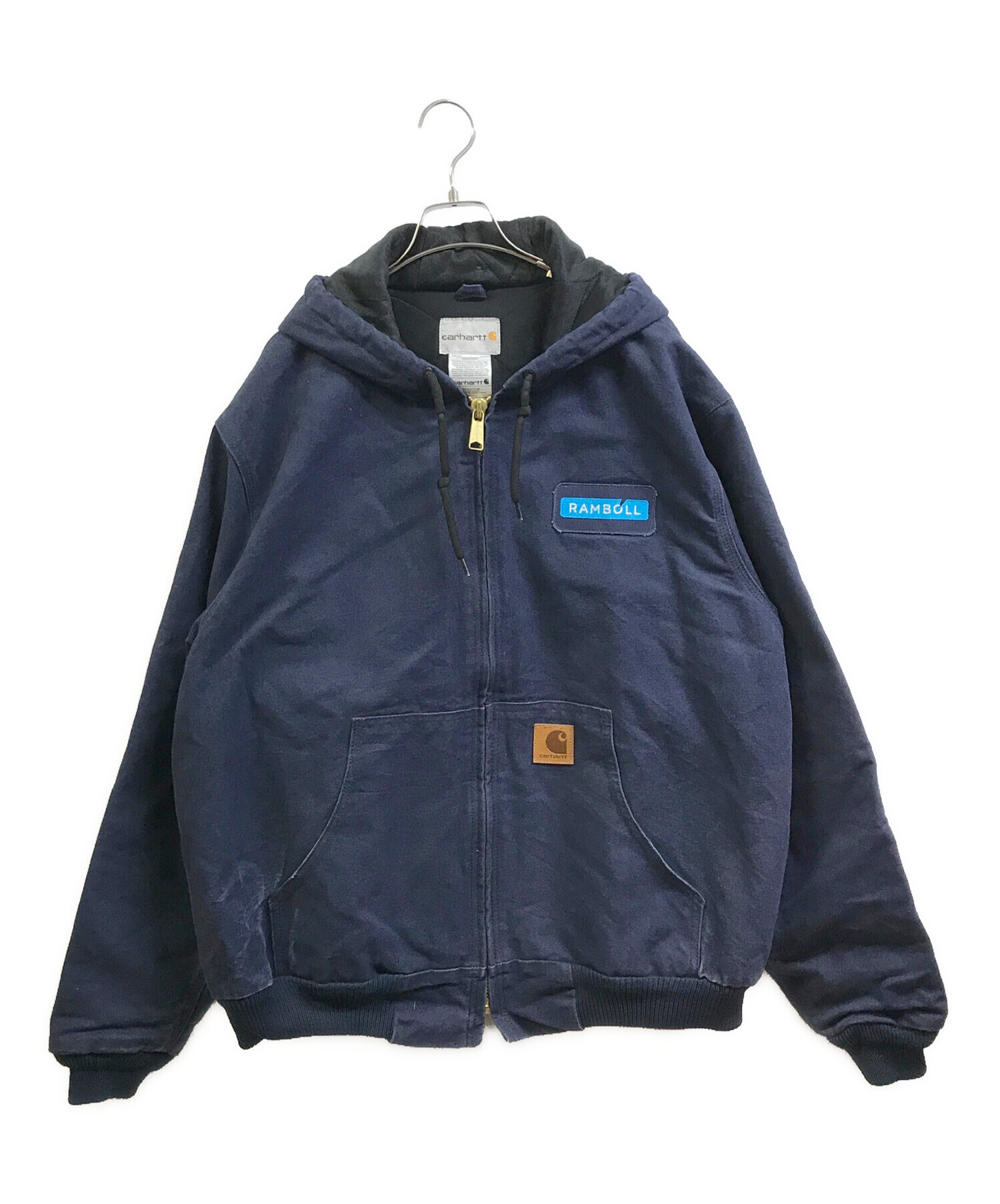 中古・古着通販】CarHartt (カーハート) ワッペン付アクティブジャケット ネイビー サイズ:XL｜ブランド・古着通販  トレファク公式【TREFAC FASHION】スマホサイト