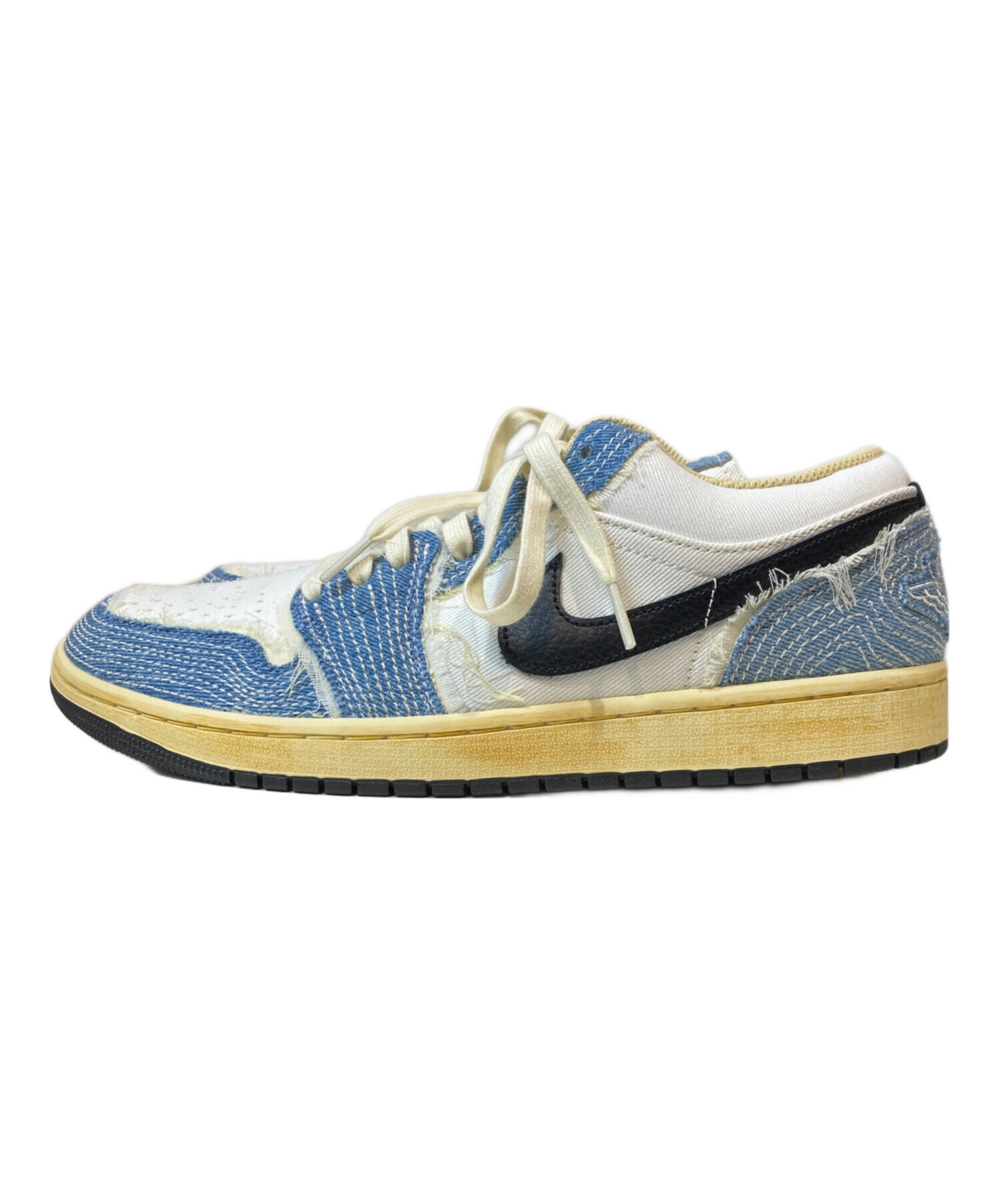 NIKE (ナイキ) AIR JORDAN 1 LOW SE ブルー×ホワイト サイズ:29 未使用品