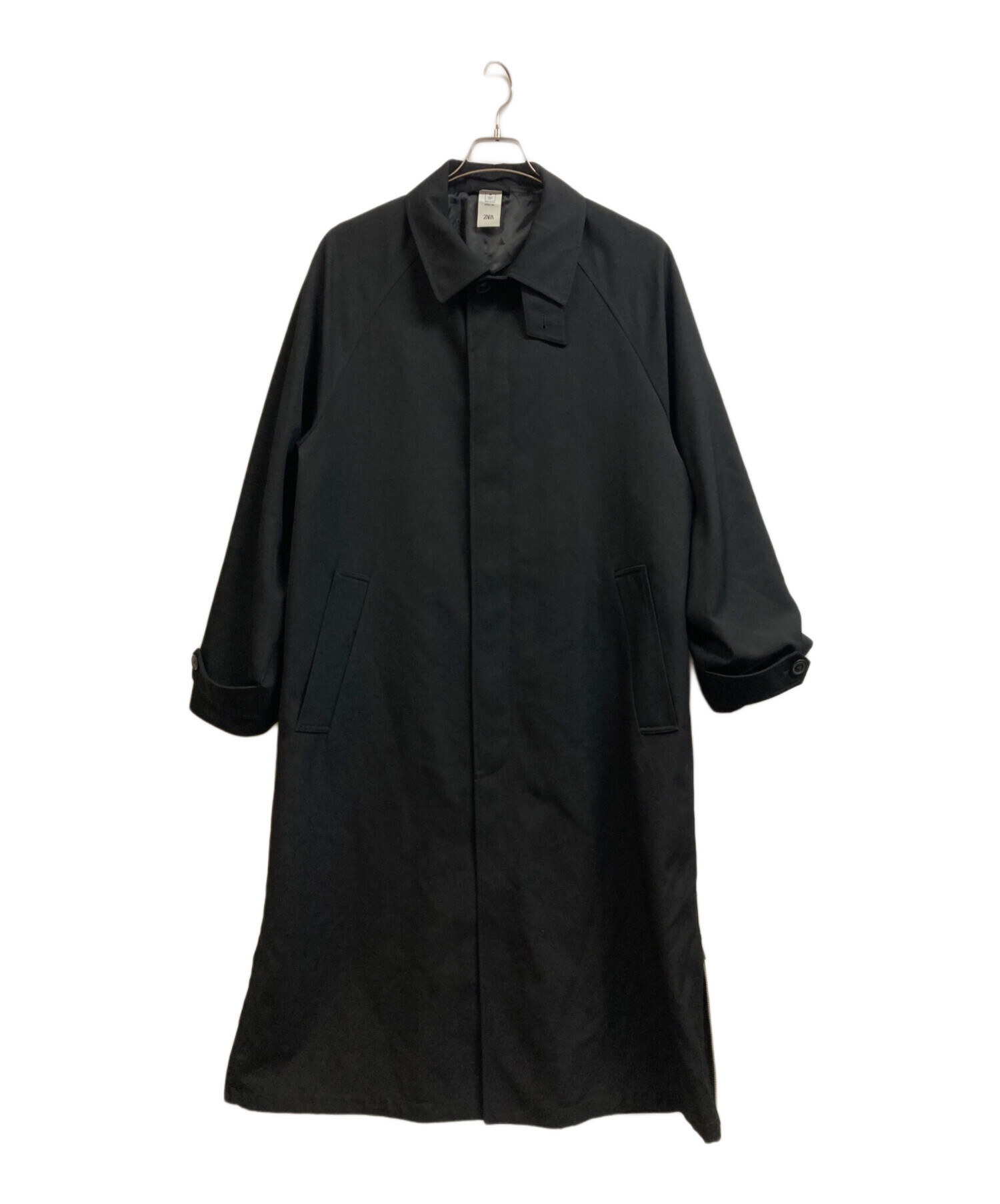 中古・古着通販】ZARA (ザラ) MAISON SPECIAL (メゾンスペシャル) トレンチコート ブラック サイズ:M｜ブランド・古着通販  トレファク公式【TREFAC FASHION】スマホサイト