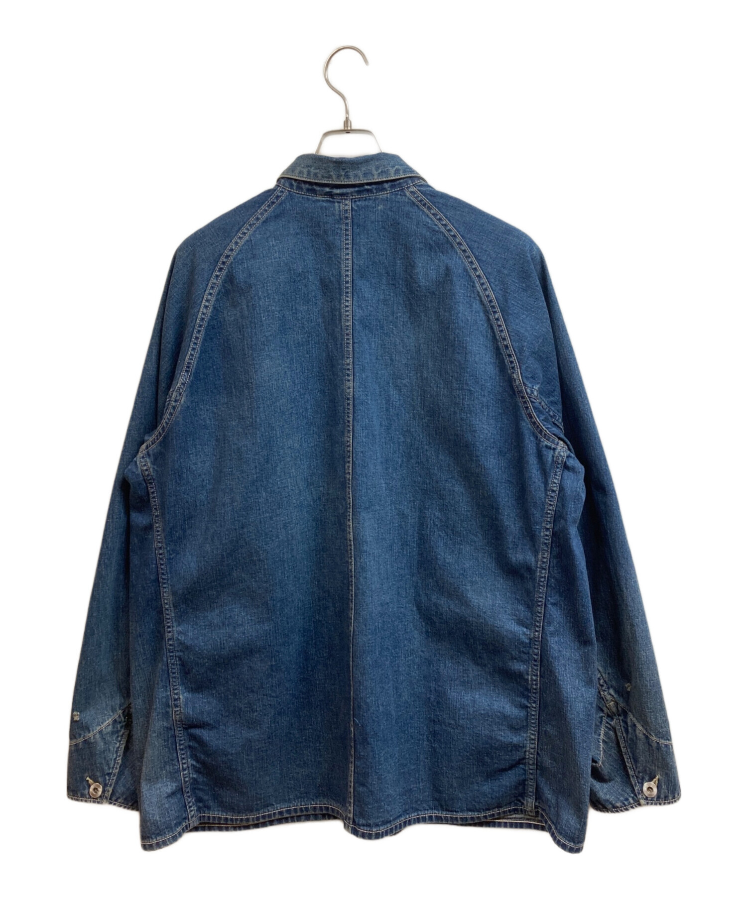 A.PRESSE (アプレッセ) Denim Coverall Jacket インディゴ サイズ:3