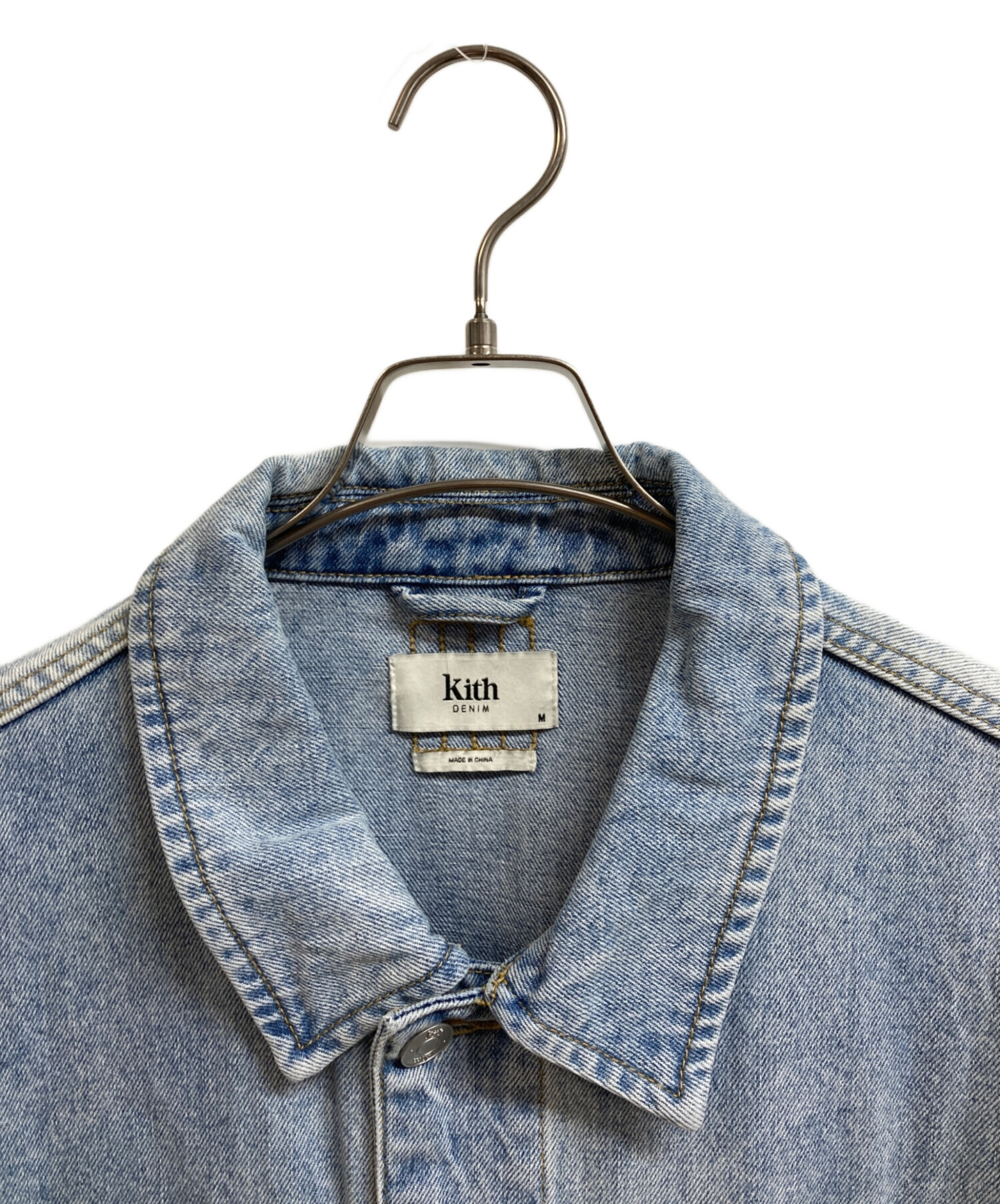 中古・古着通販】KITH (キス) Centre Denim Jacket インディゴ サイズ:M｜ブランド・古着通販 トレファク公式【TREFAC  FASHION】スマホサイト