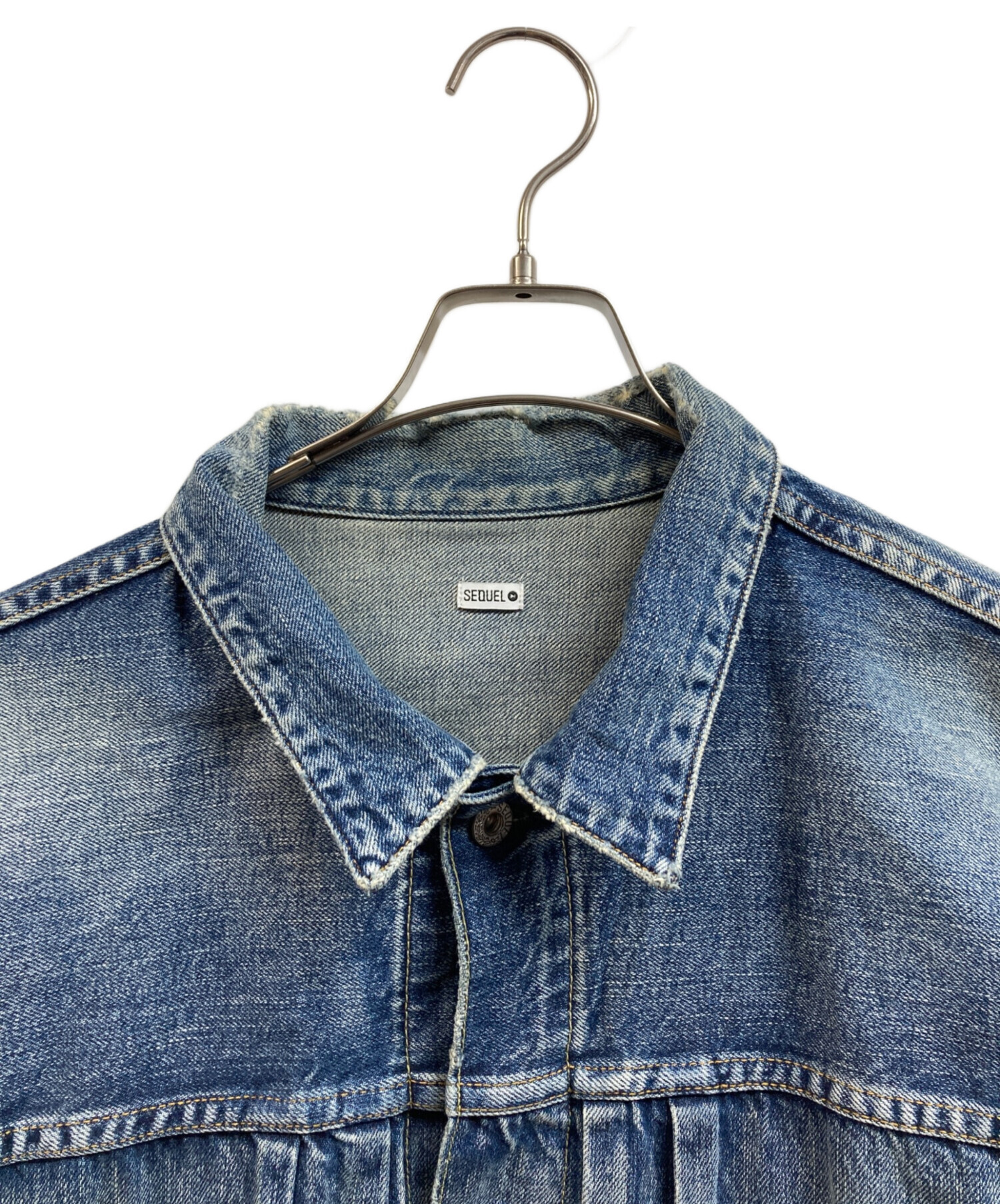 中古・古着通販】SEQUEL (シークエル) FRAGMENT DESIGN (フラグメントデザイン) 2nd DENIM JACKET インディゴ  サイズ:XL｜ブランド・古着通販 トレファク公式【TREFAC FASHION】スマホサイト