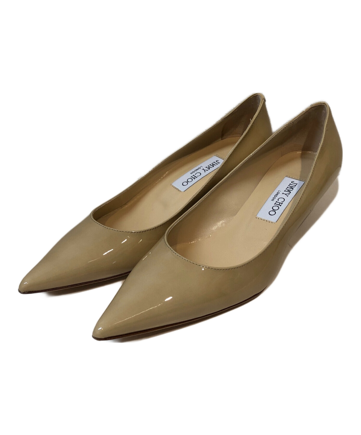 中古・古着通販】JIMMY CHOO (ジミーチュウ) エナメルパンプス イエロー サイズ:38｜ブランド・古着通販 トレファク公式【TREFAC  FASHION】スマホサイト