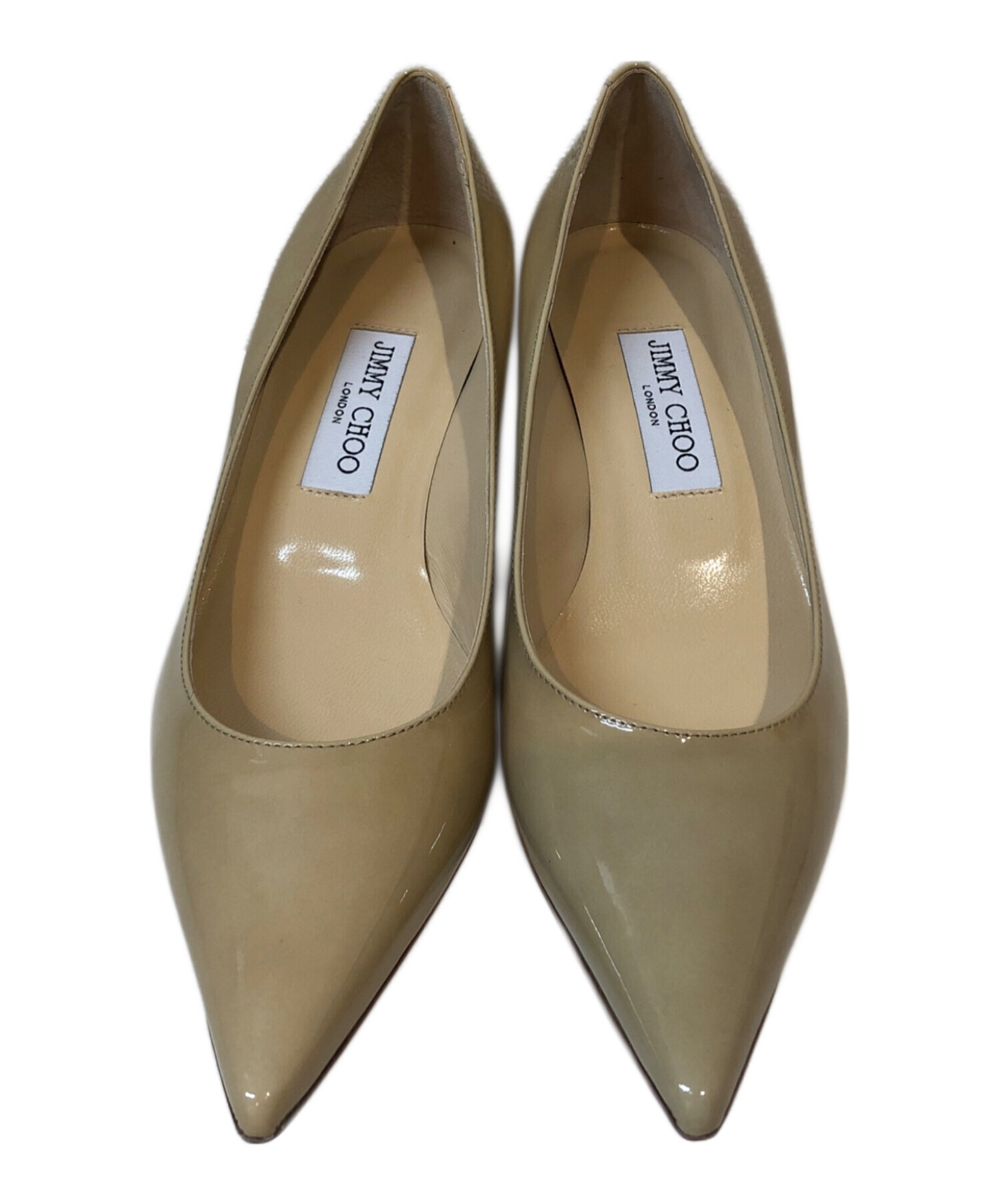 中古・古着通販】JIMMY CHOO (ジミーチュウ) エナメルパンプス イエロー サイズ:38｜ブランド・古着通販 トレファク公式【TREFAC  FASHION】スマホサイト