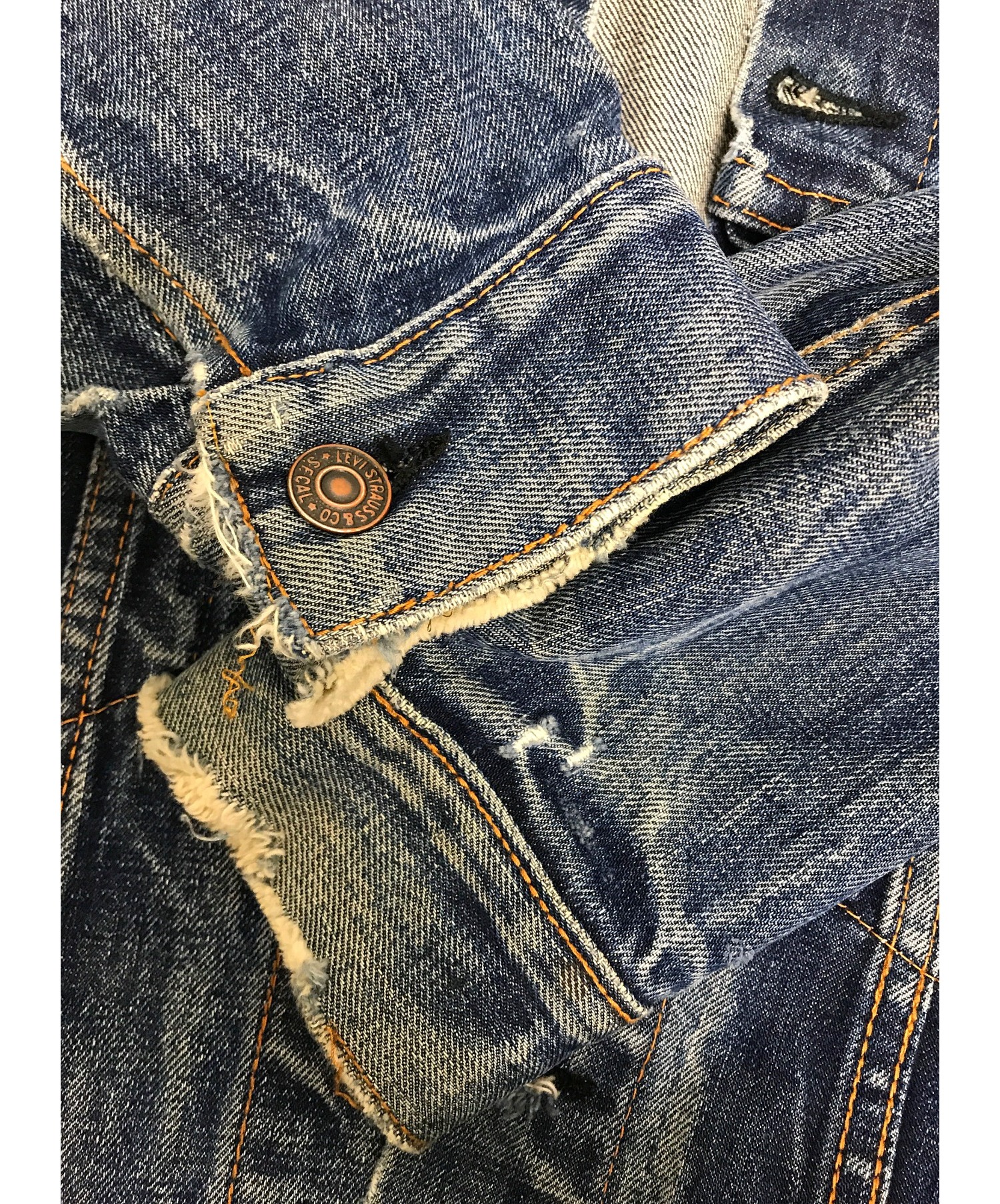 LEVI'S (リーバイス) [古着]4thヴィンテージデニムジャケット インディゴ サイズ:下記参照 推定60-70年代 ビッグE