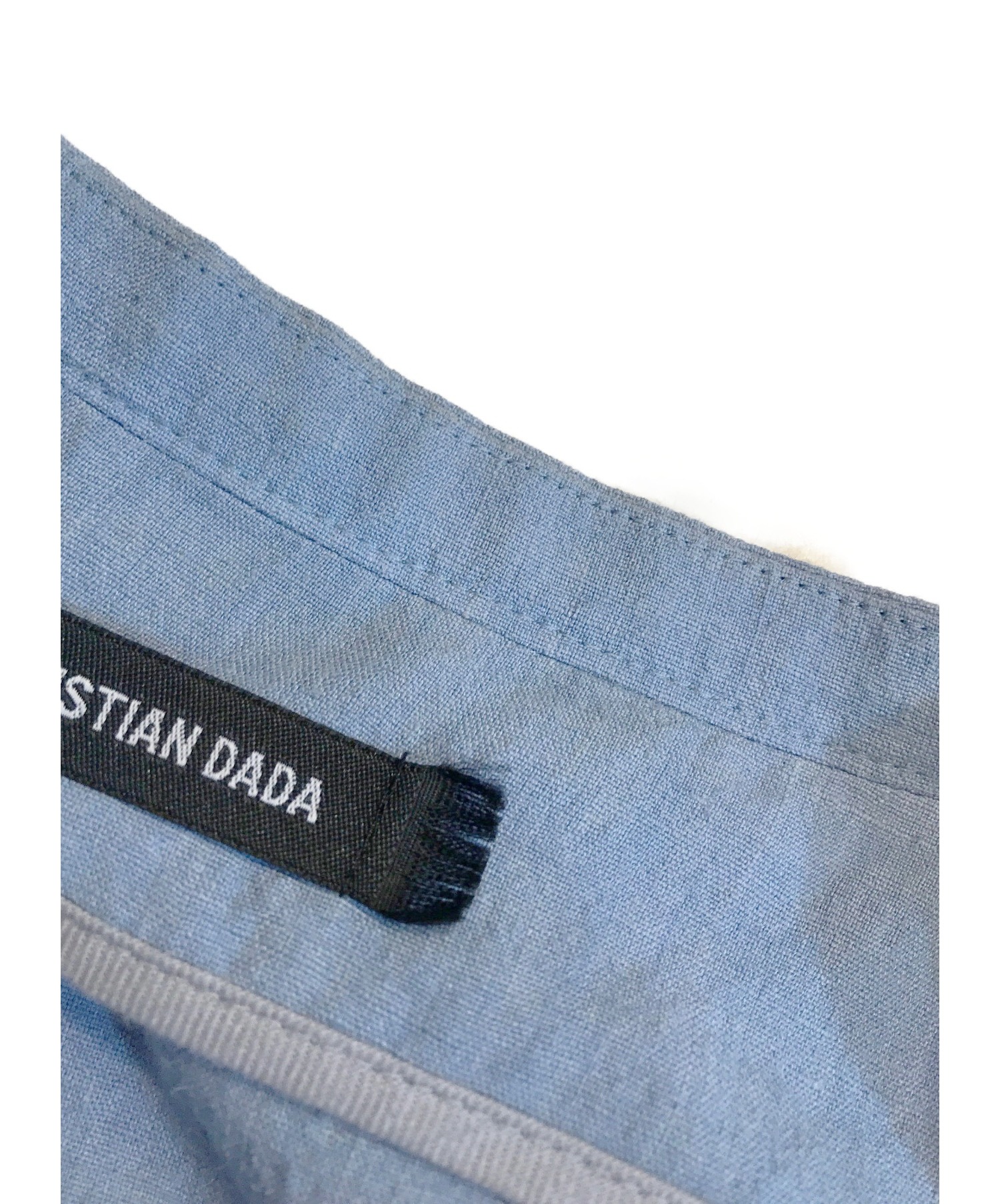 CHRISTIAN DADA (クリスチャンダダ) OIRAN-DOCHU刺繍ノーカラージャケット ブルー サイズ:48