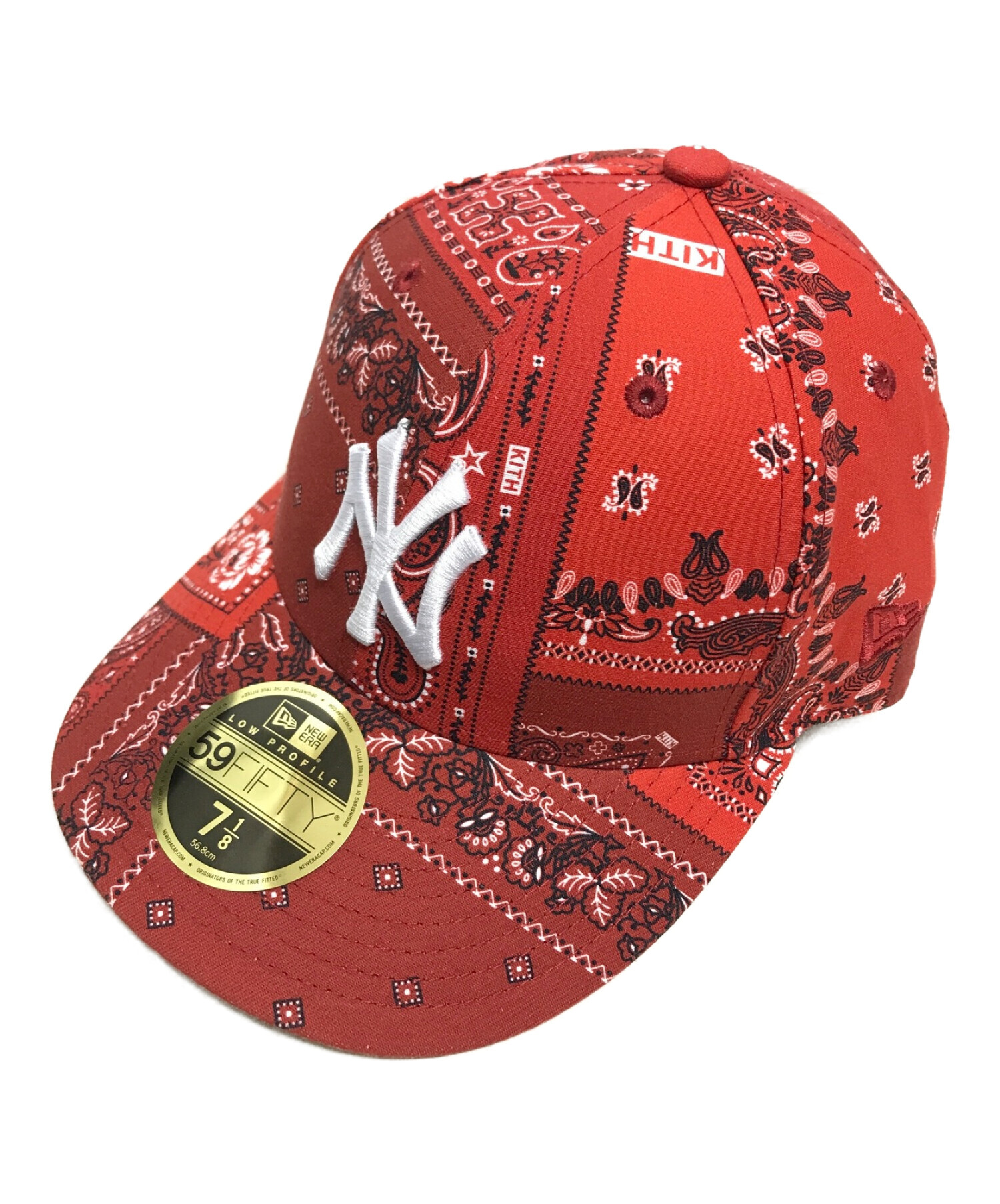 kith限定販売 new era MLB ヤンキース キャップ cap 赤