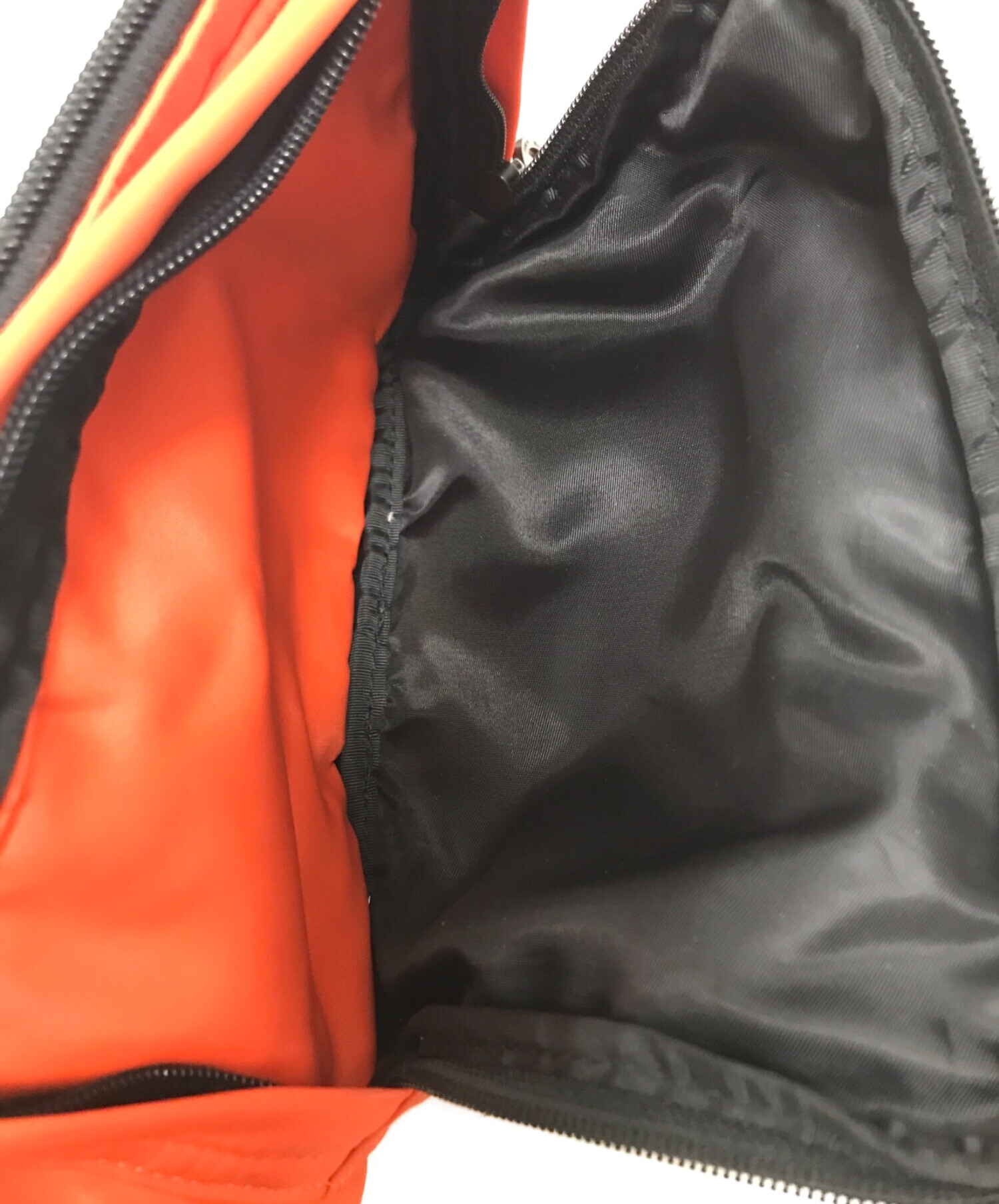 マルシェノア  最新作 最安値 バッグ ブラック オレンジ ショルダー ボディ